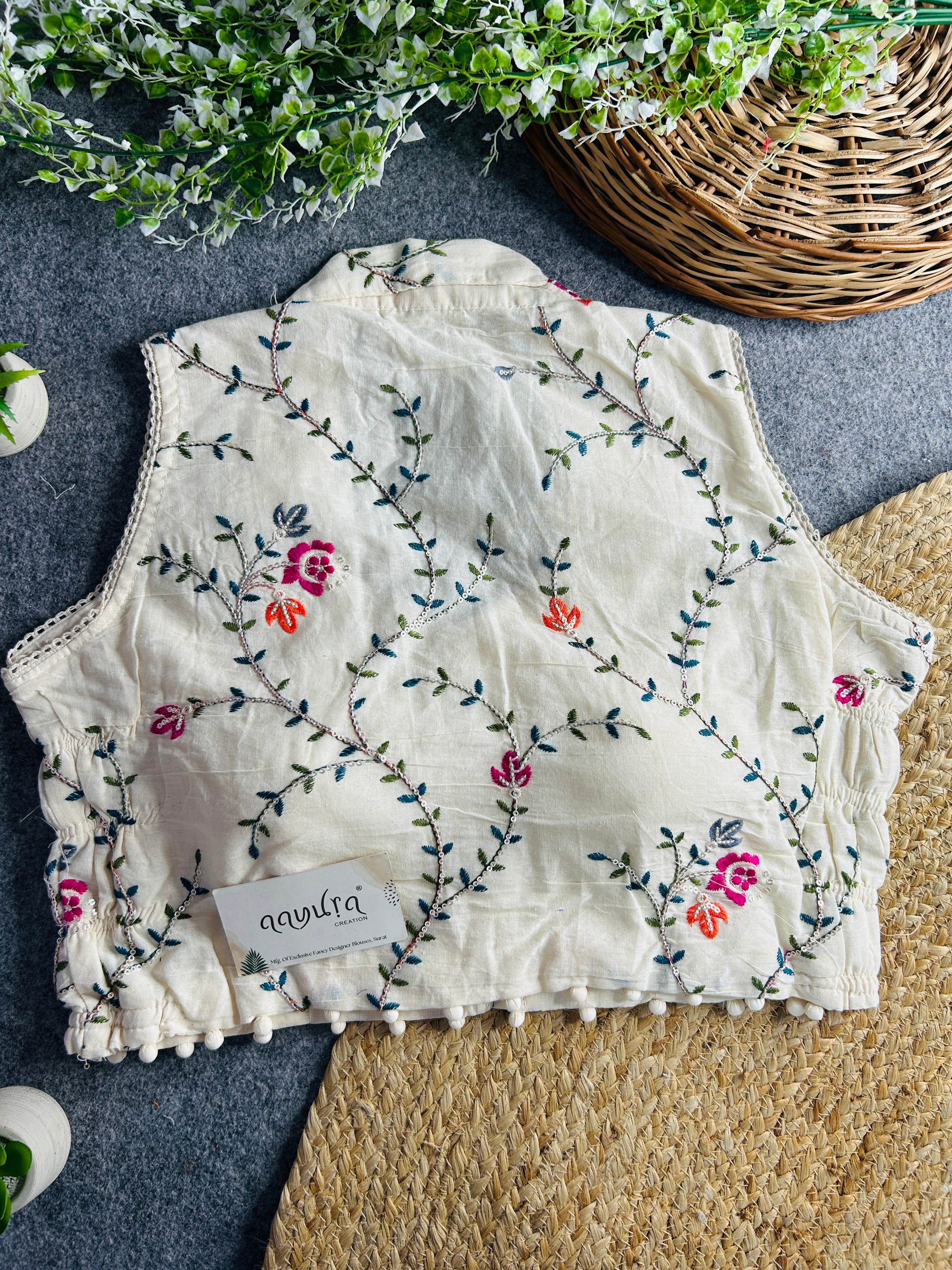 Khadi Stretchable Blouse