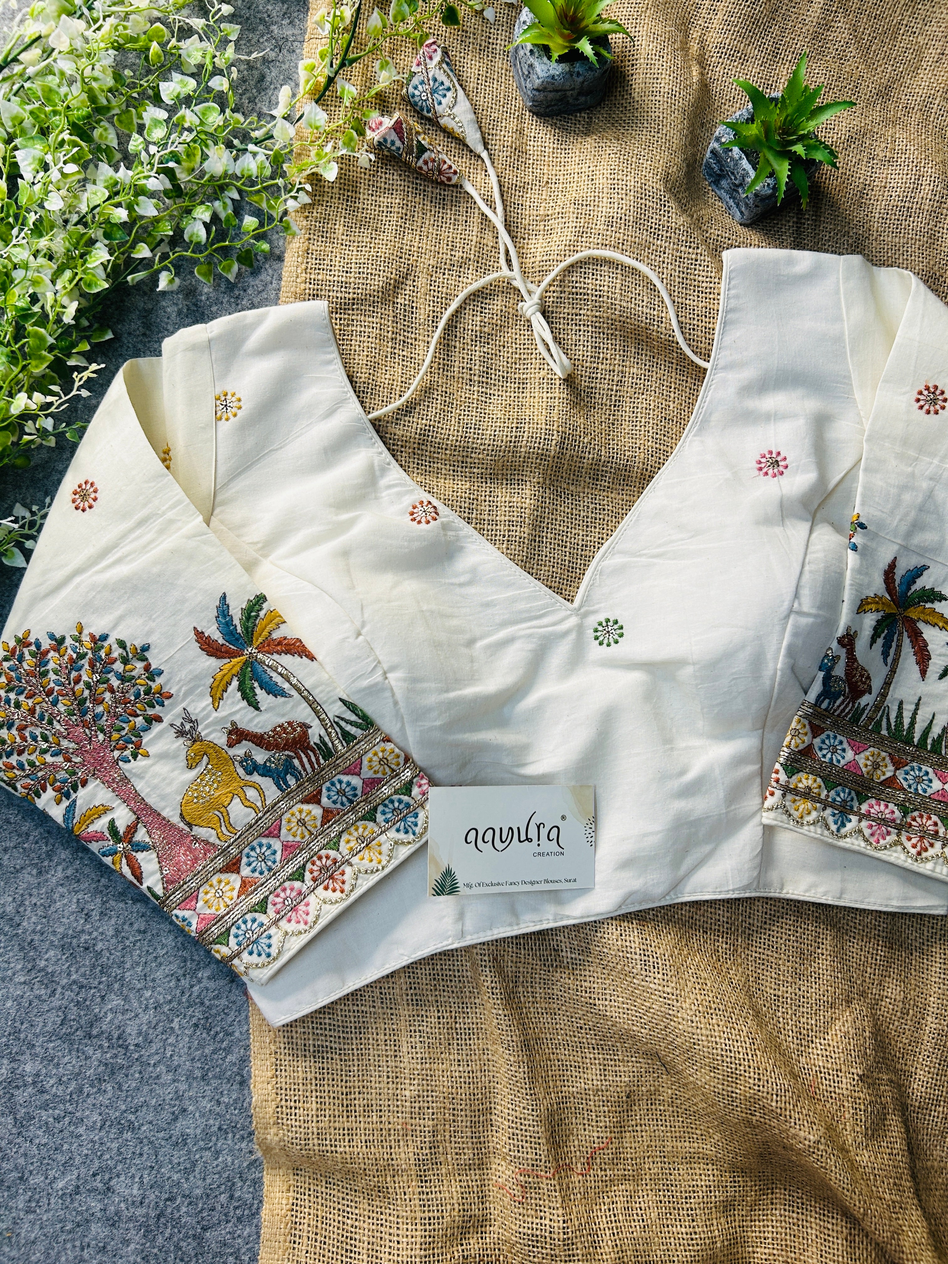 Embroidery Cotton Blouse