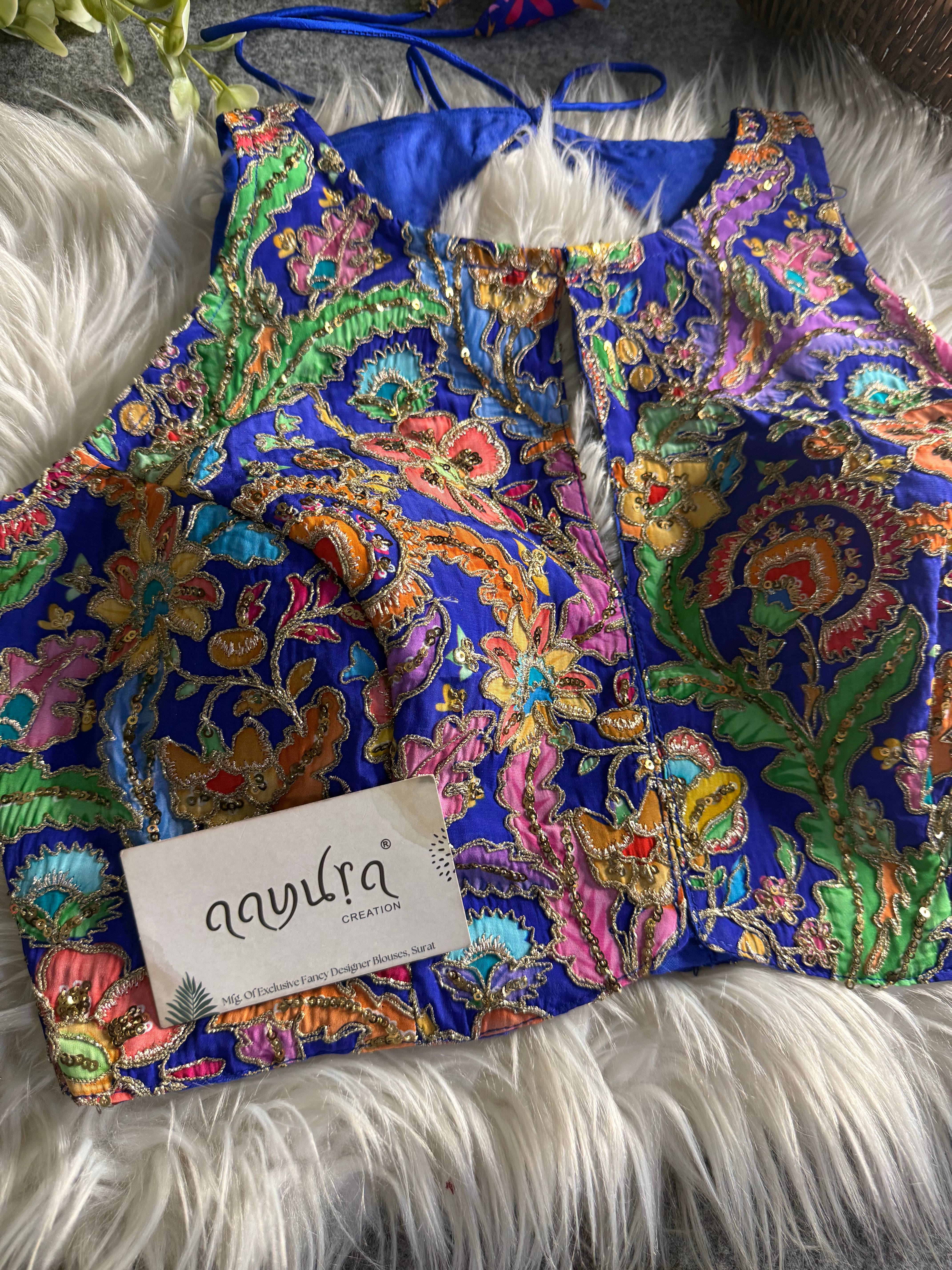 Zuhira Elegant Crape Blouse