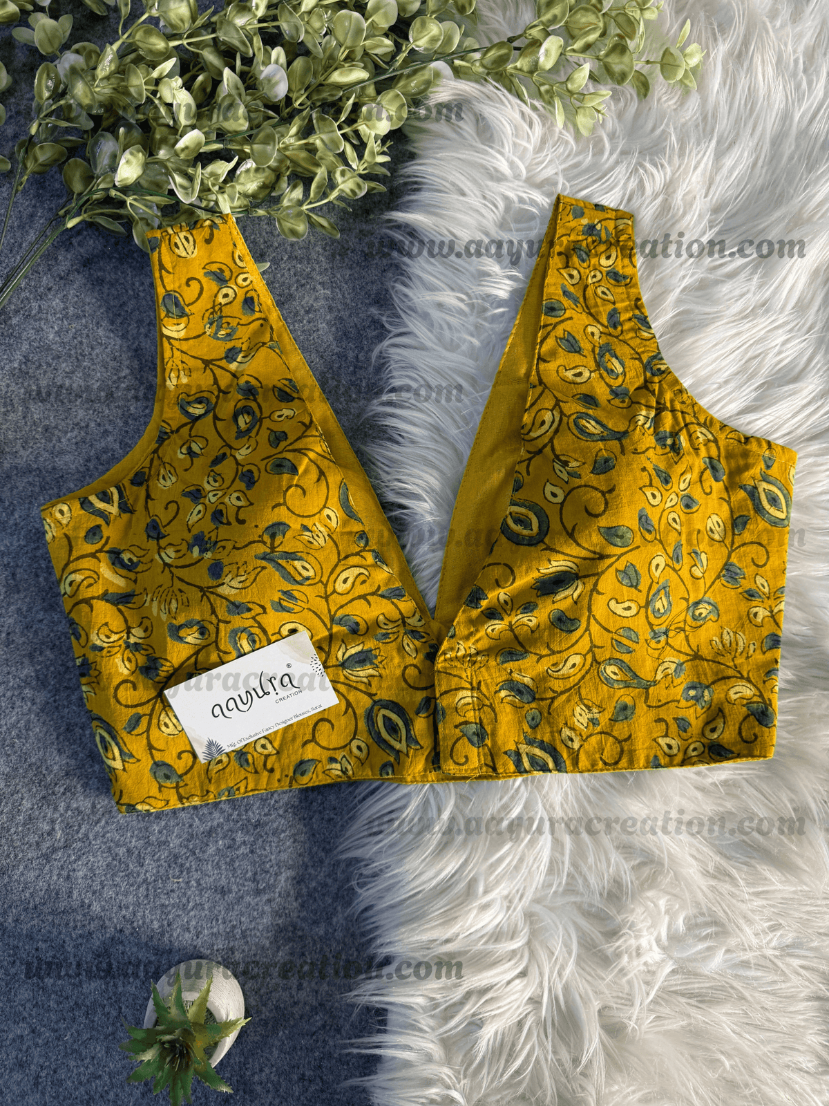 Ajrakh V Neck