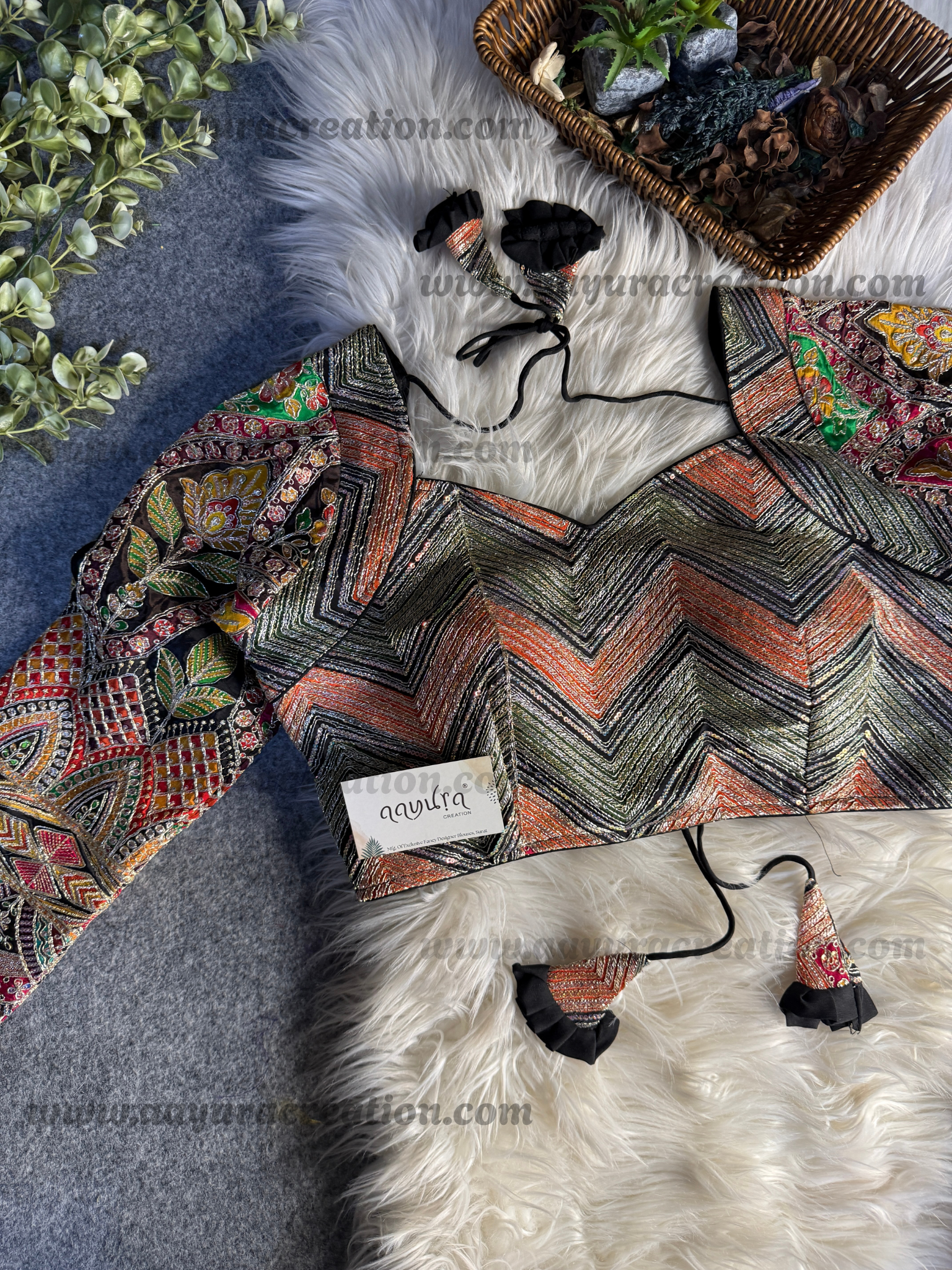 Majestic Crepe Bridal Blouse