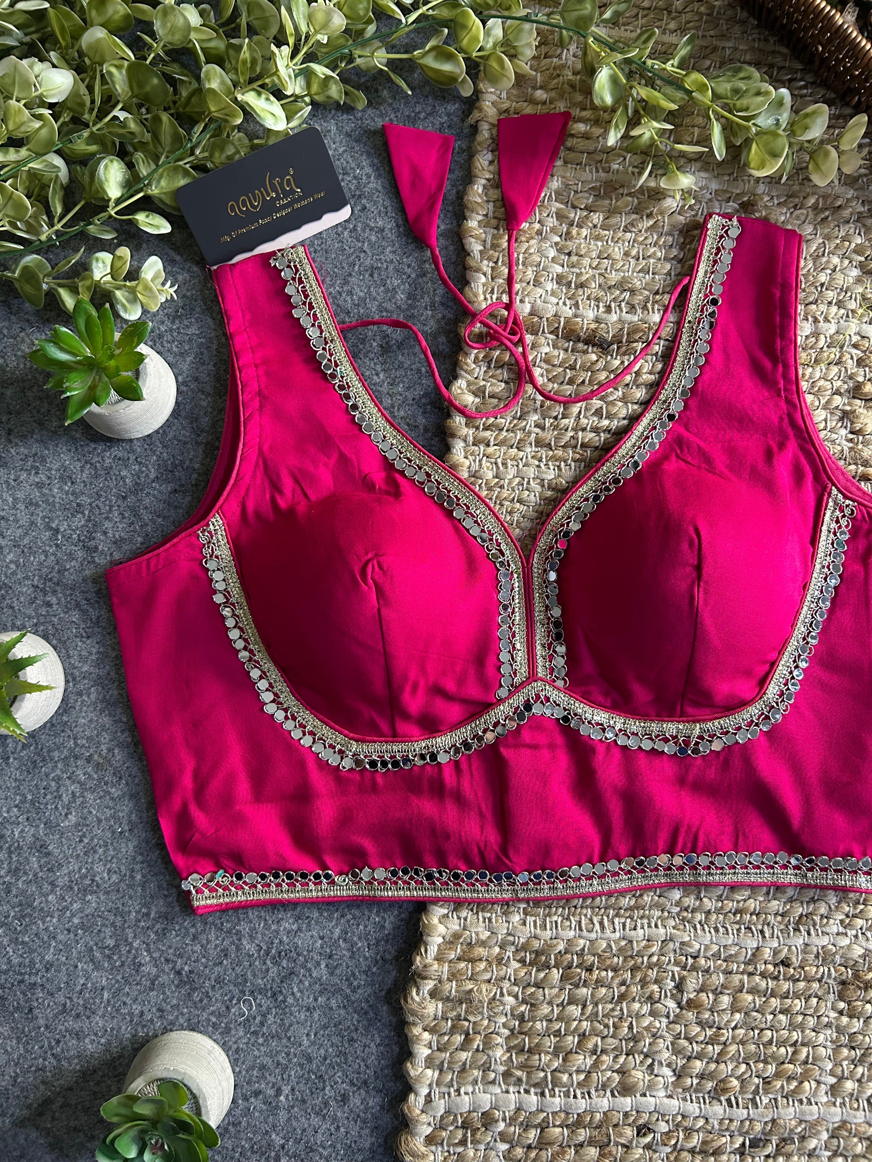 Aaradhya Mirror Border Blouse