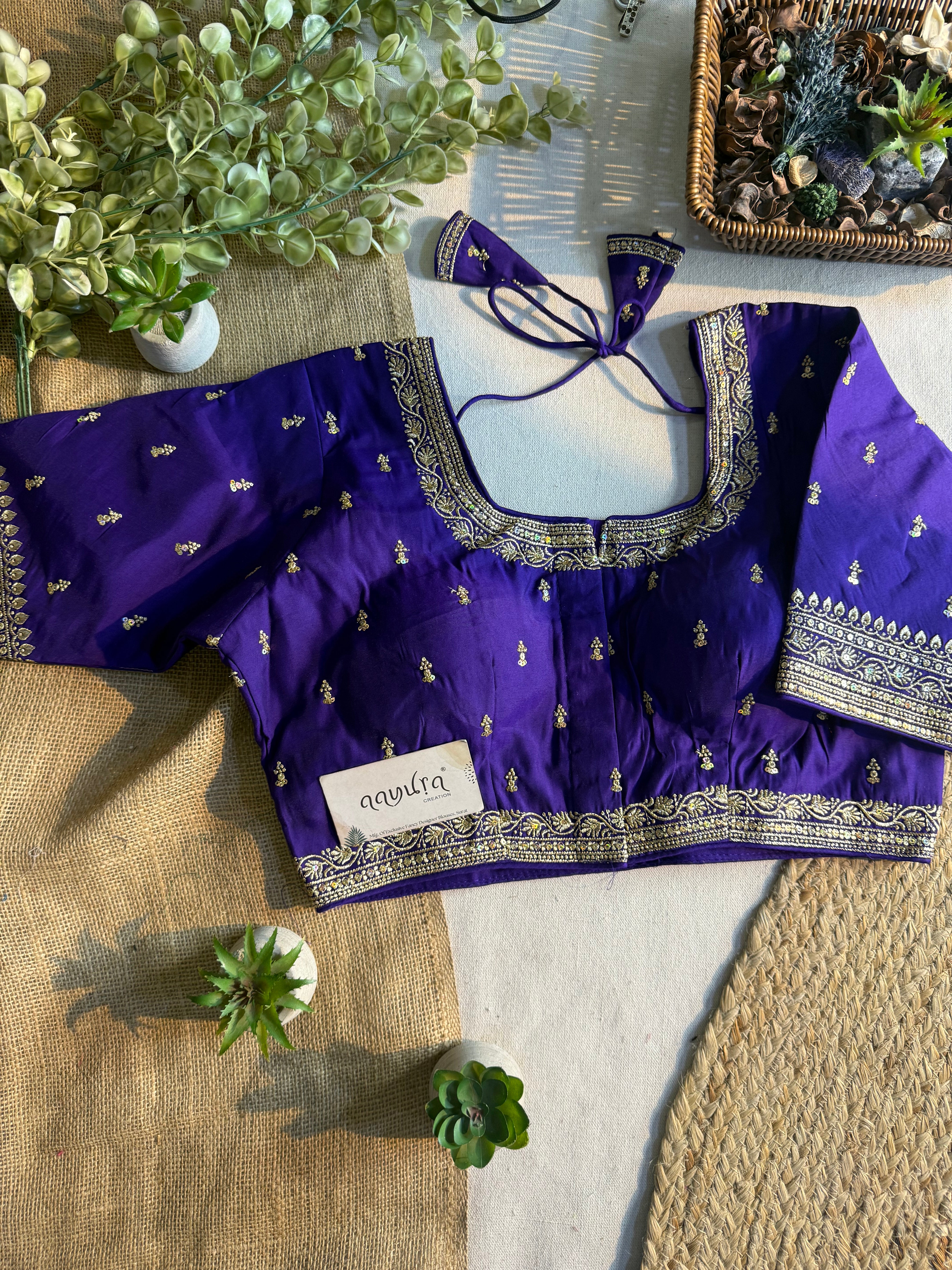 Mystique Embroidery Work Blouse