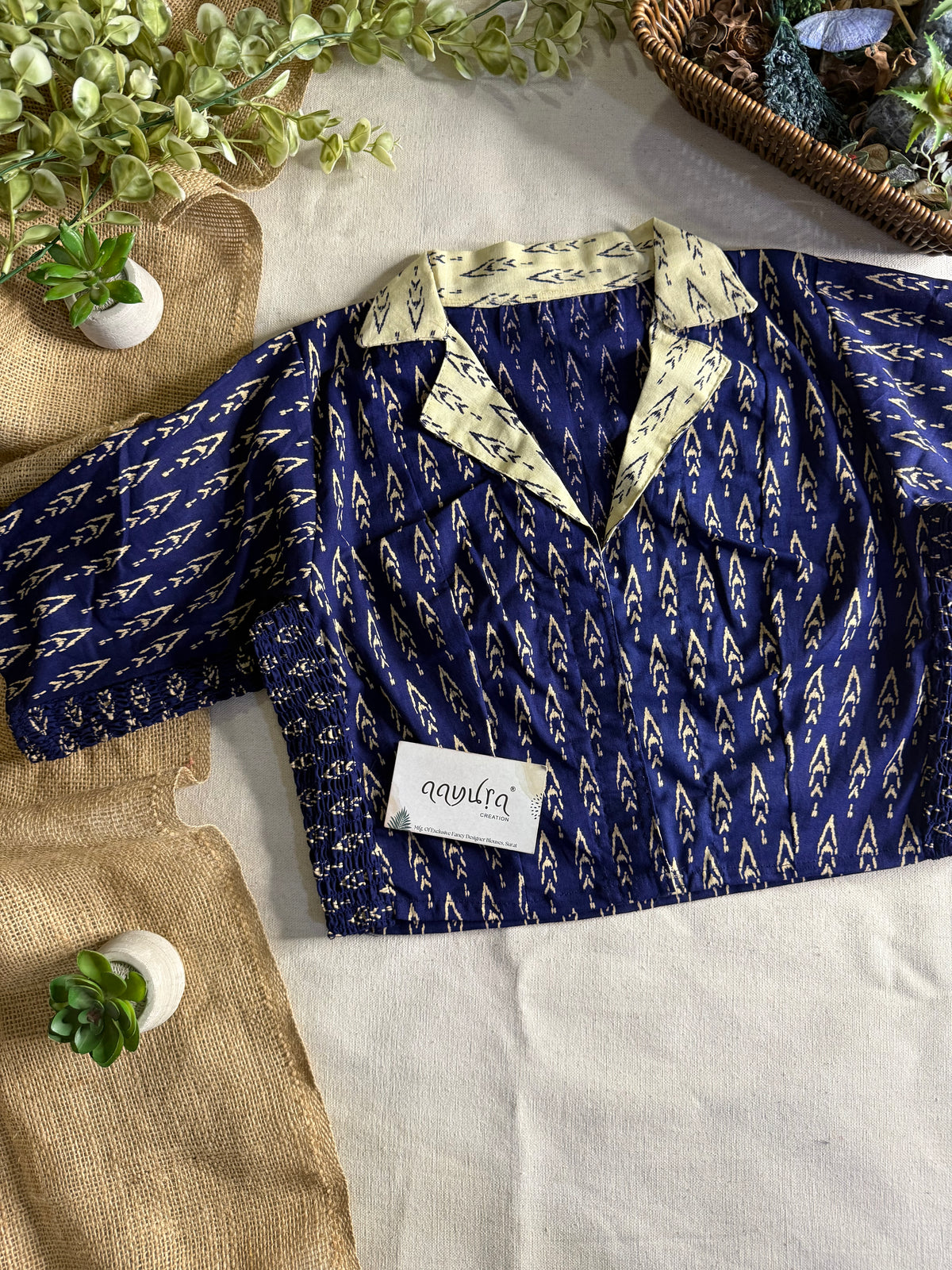 Ajrakh Stretchable Blouse ajrakh-stretchable-blouse