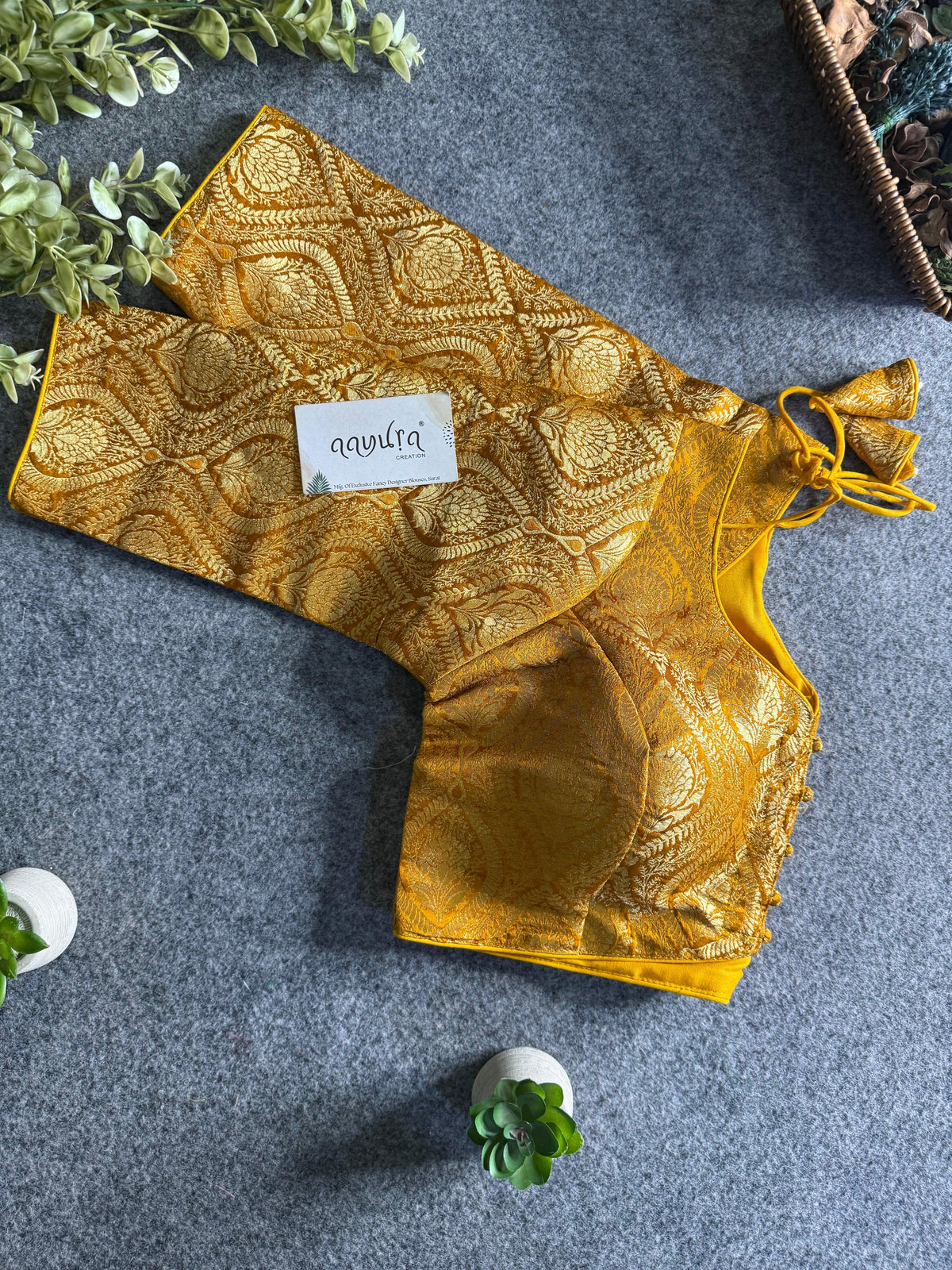Ira Banarasi Classic Sleeve Blouse