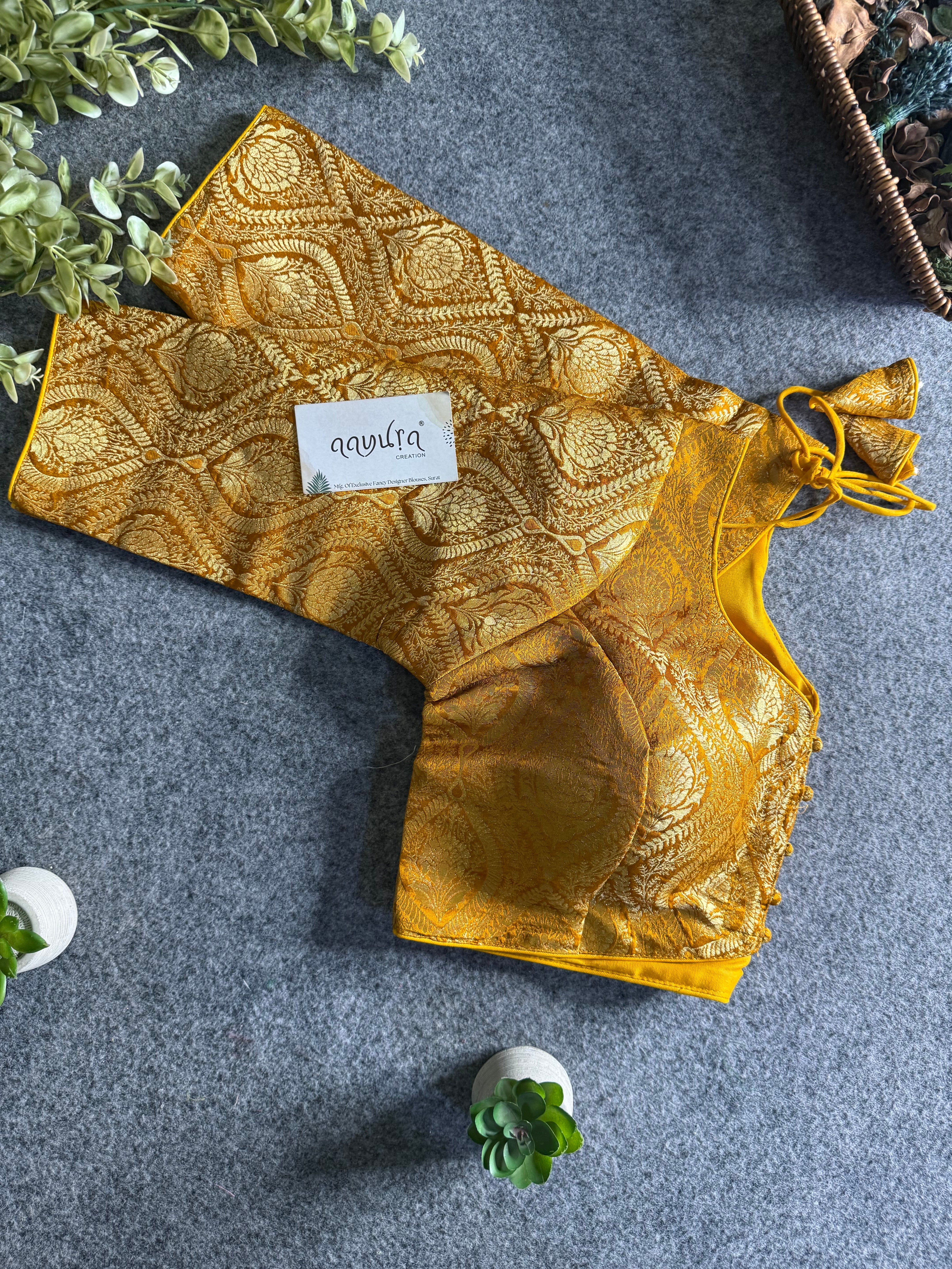 Ira Banarasi Classic Sleeve Blouse