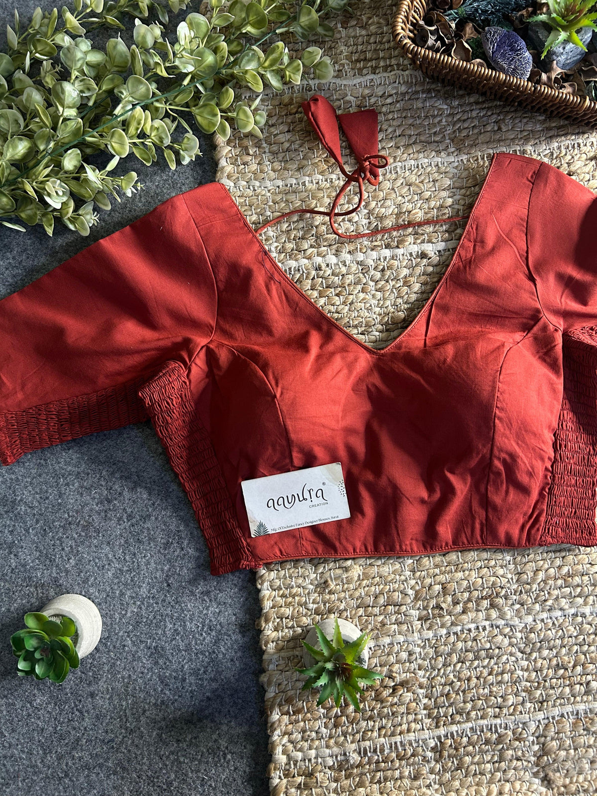 Comfort Fit Cotton Blouse