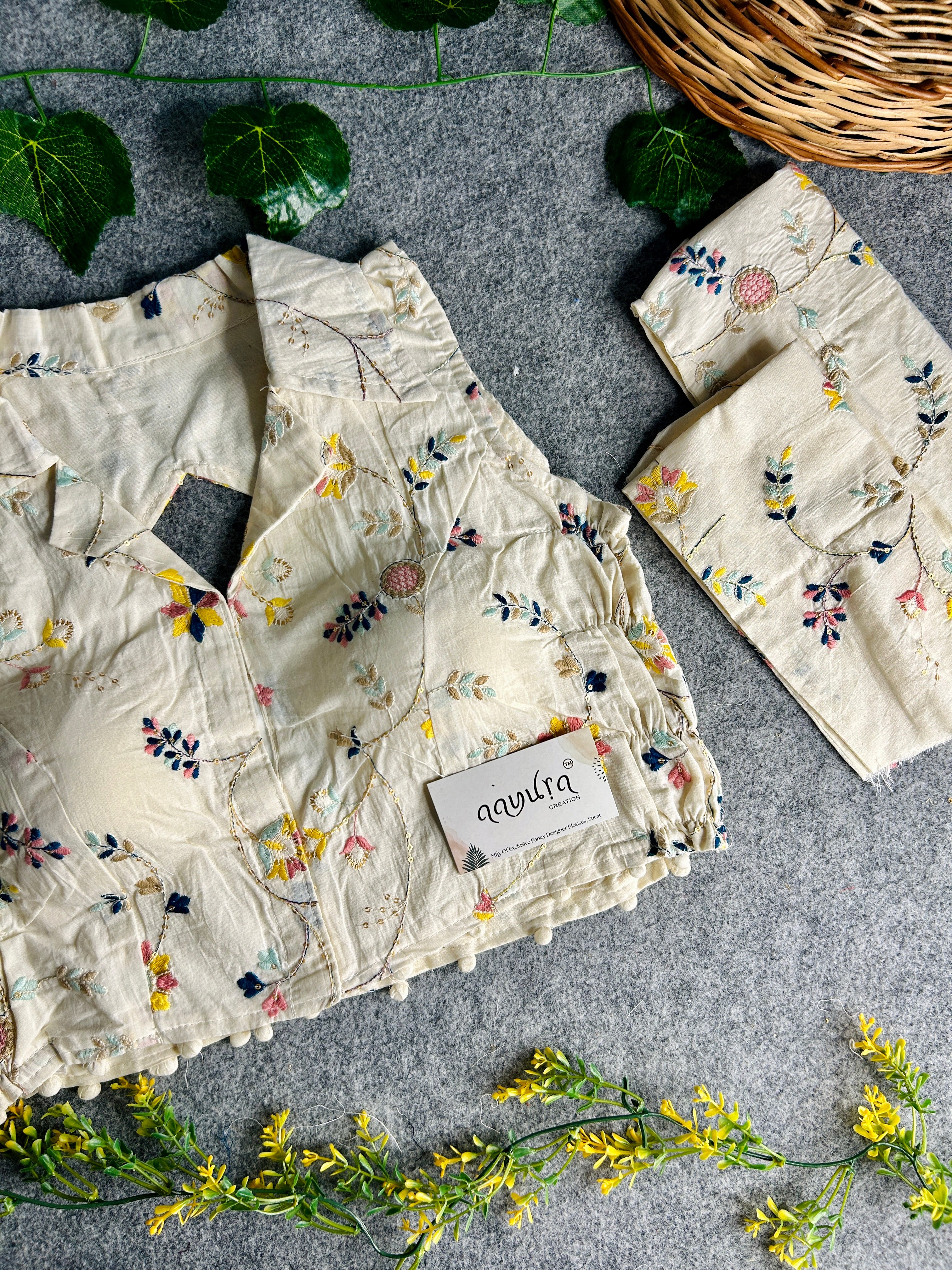 Khadi Stretchable Blouse