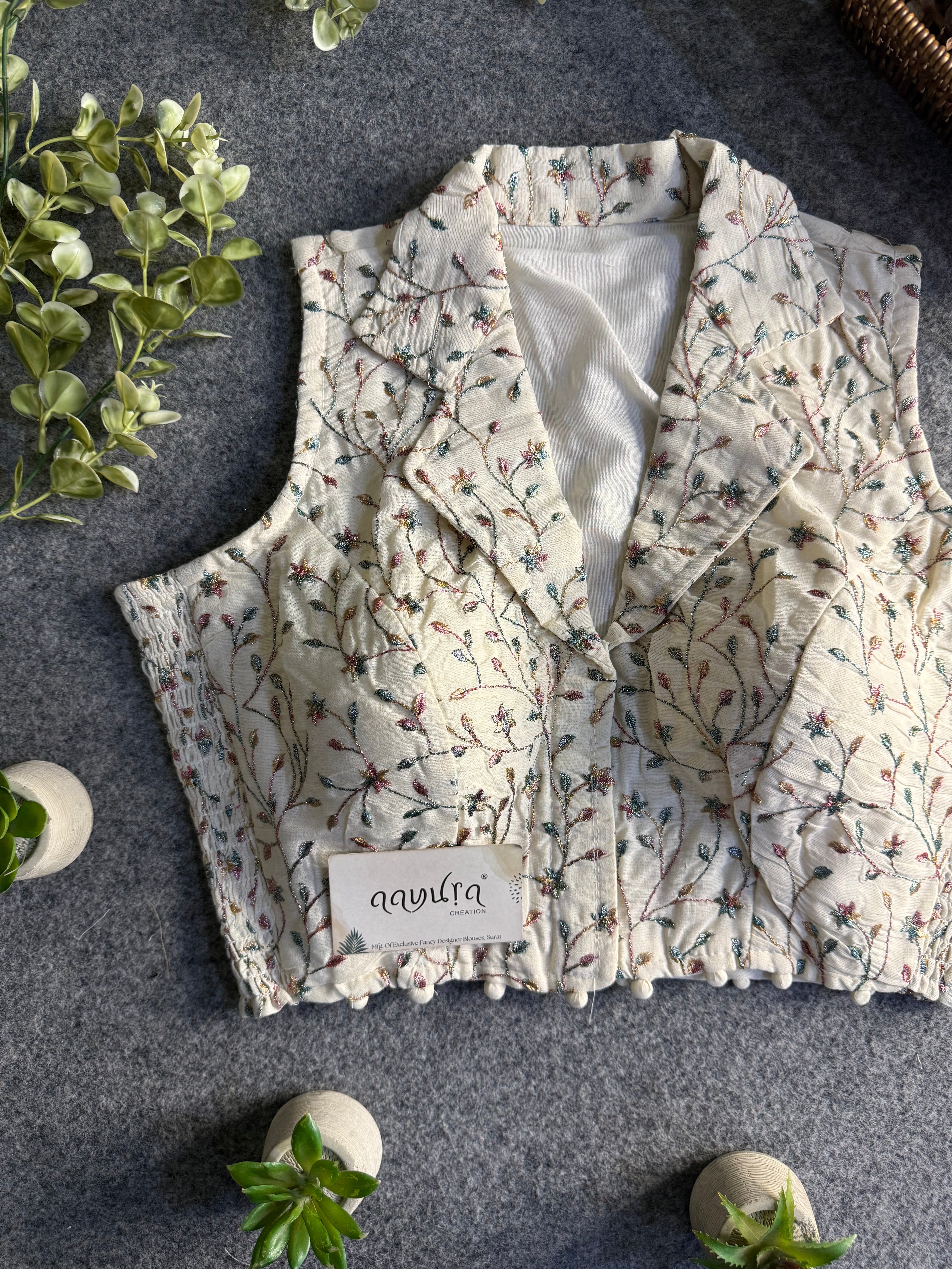 FlexiFit Cotton Designer Blouse