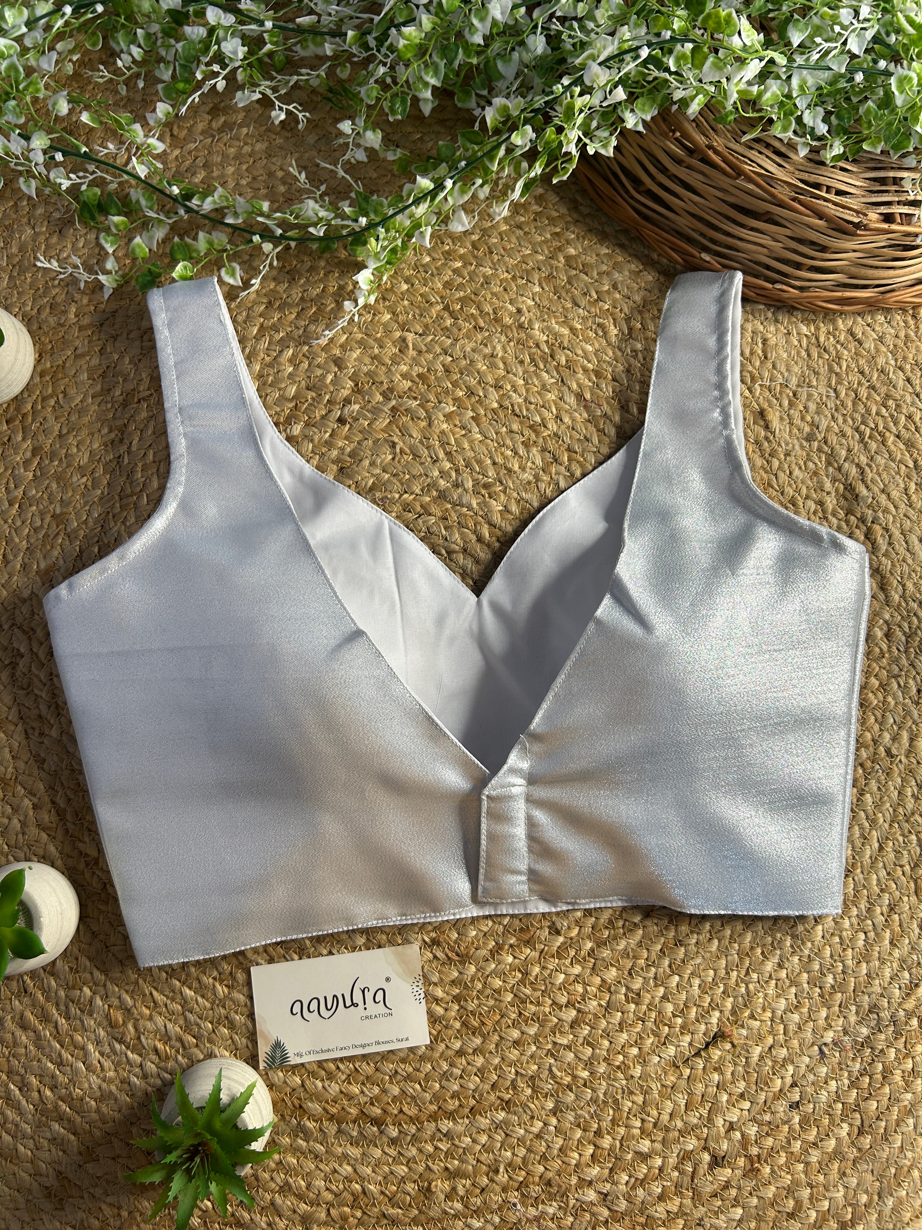 SILVER BLOUSE