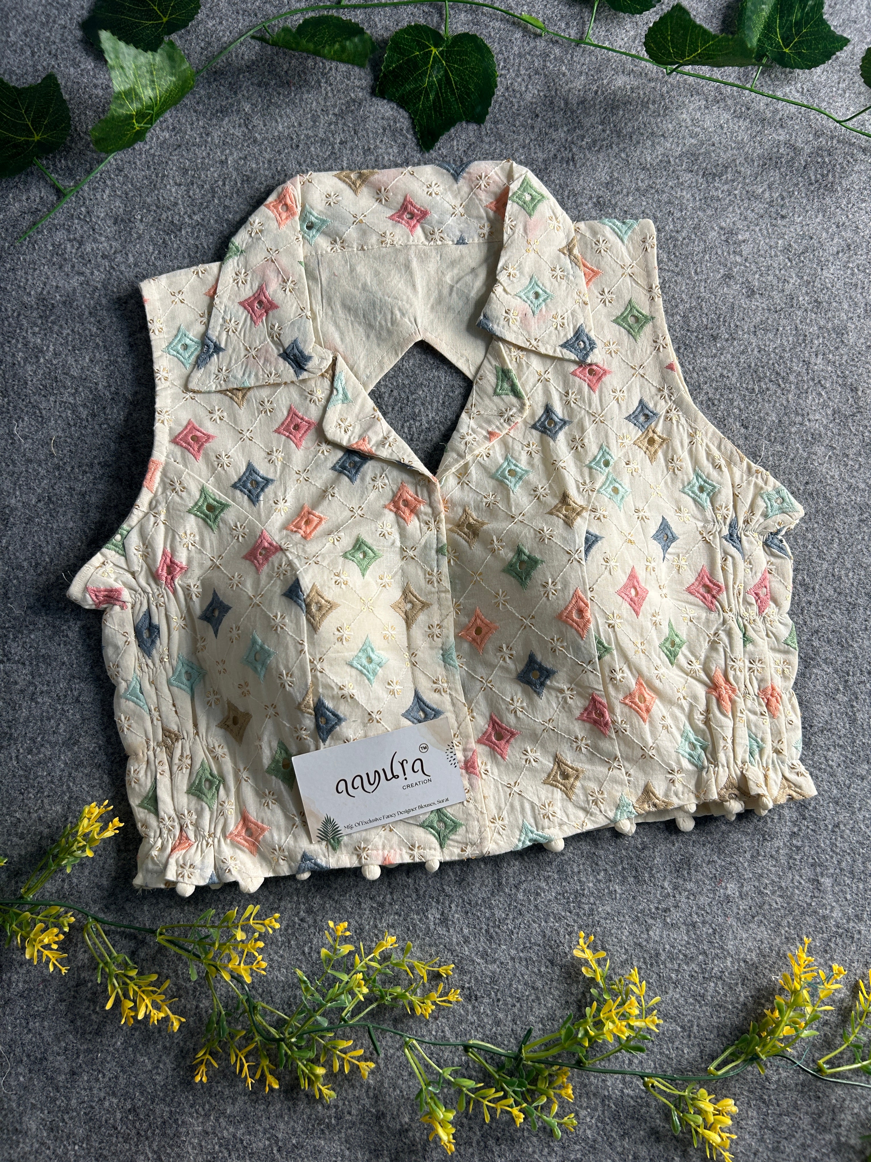 Khadi Stretchable Blouse