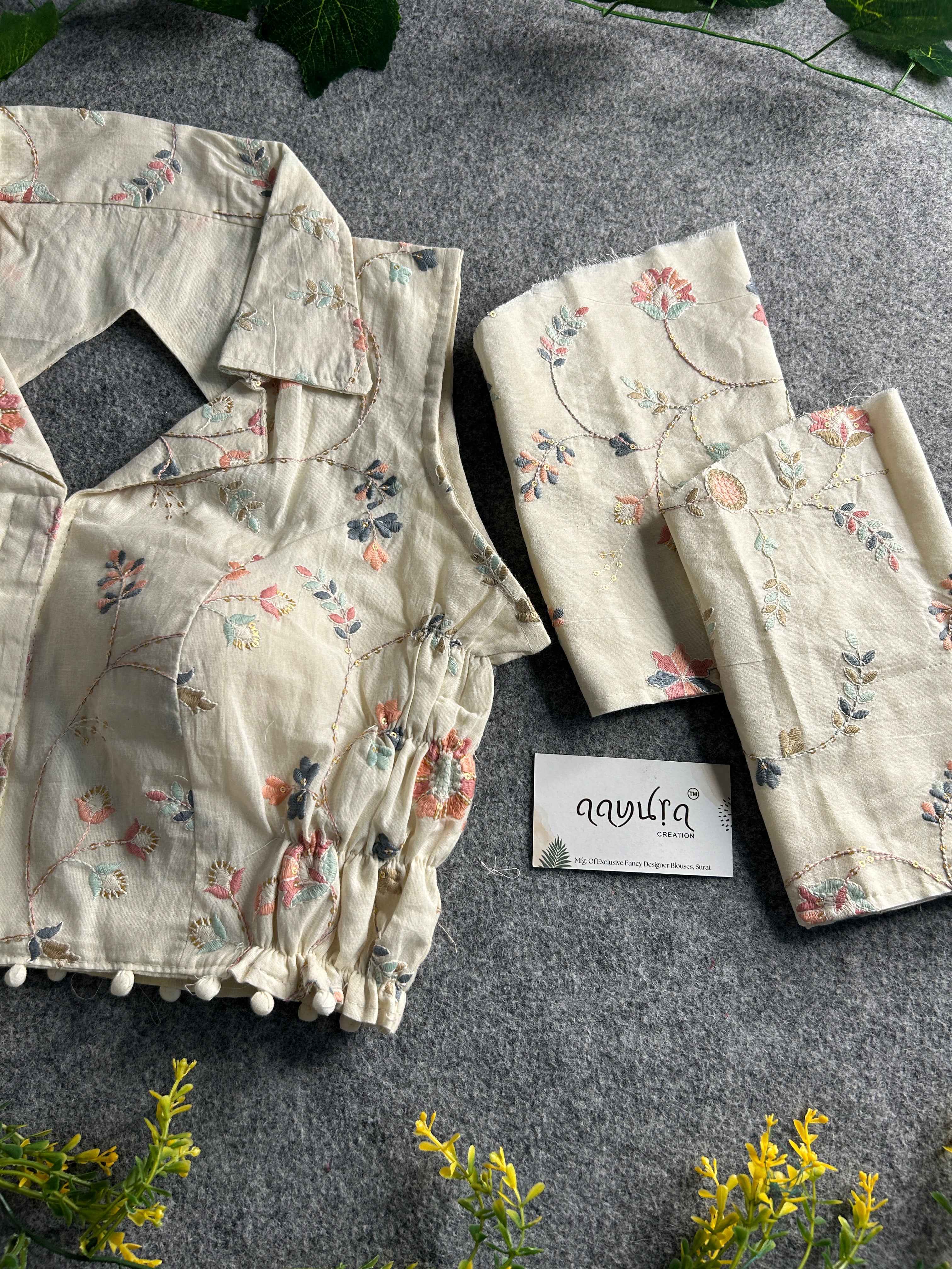 Khadi Stretchable Blouse