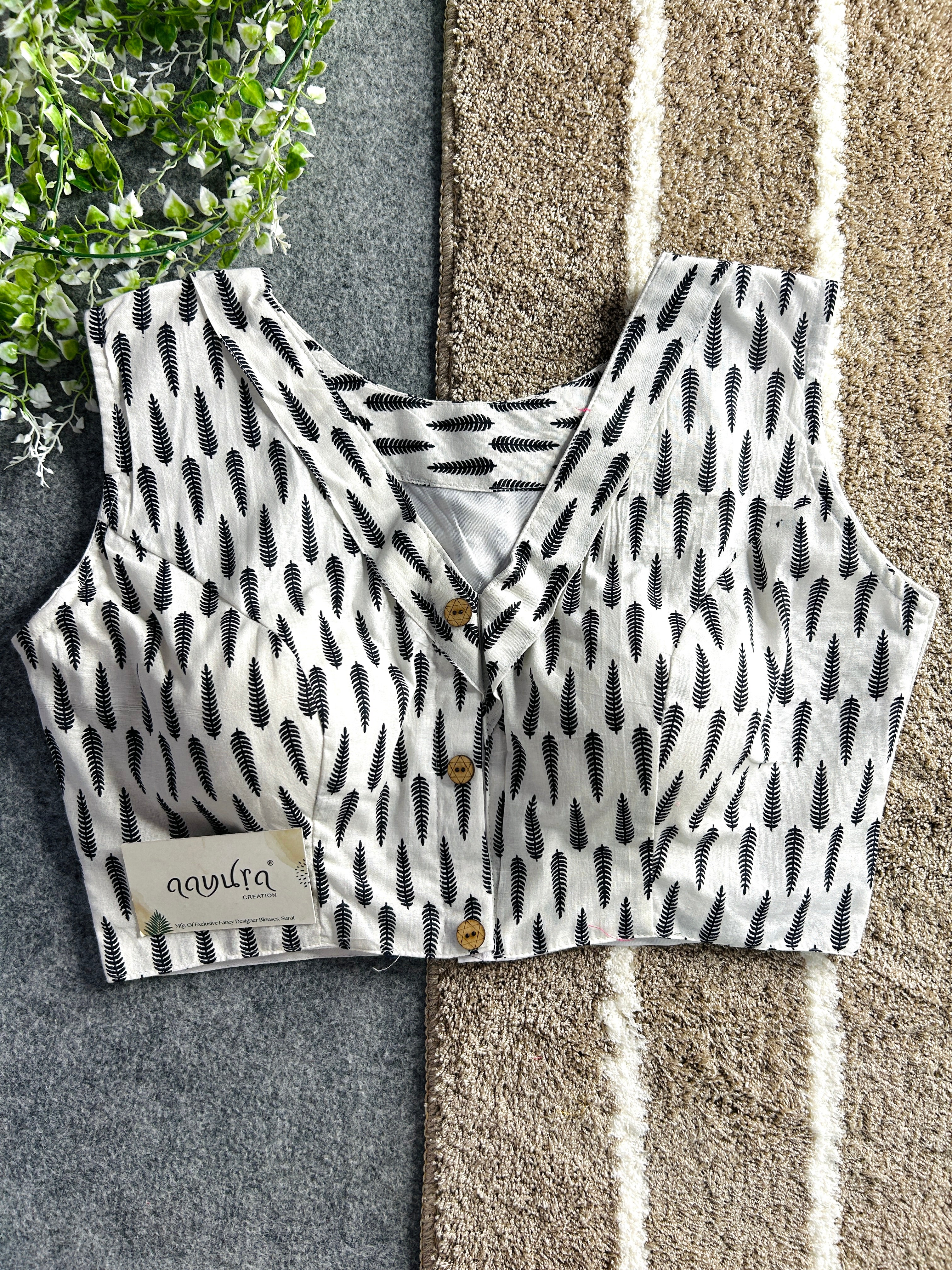Cotton Coller Blouse