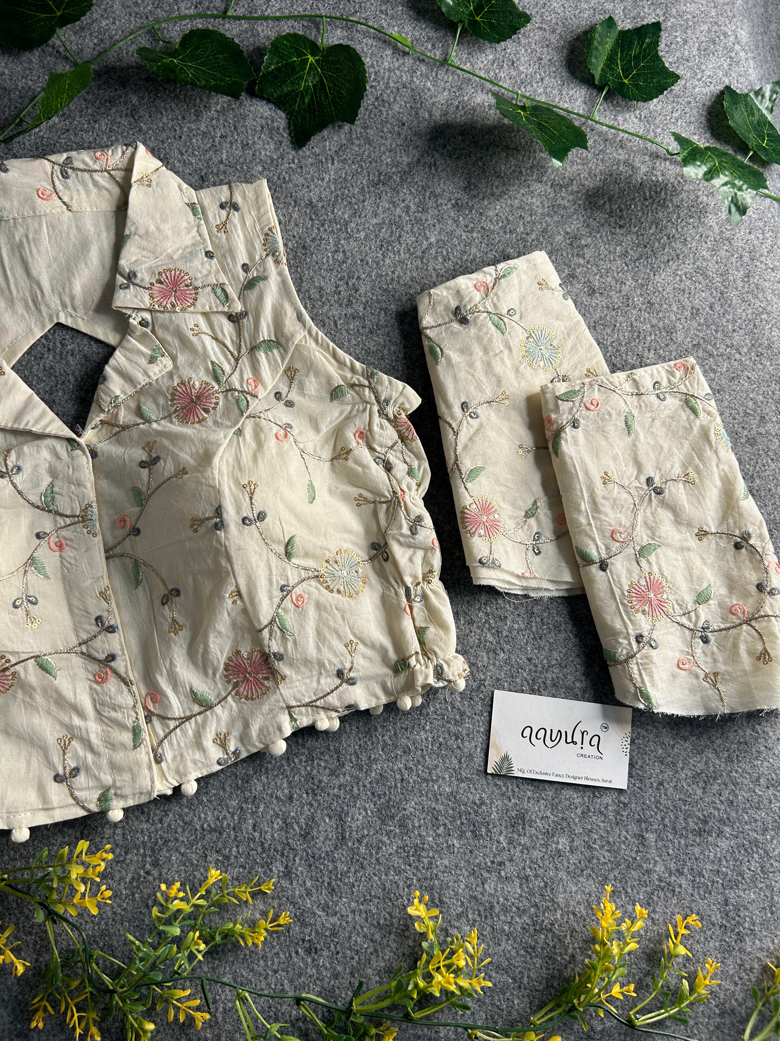 Khadi Stretchable Blouse