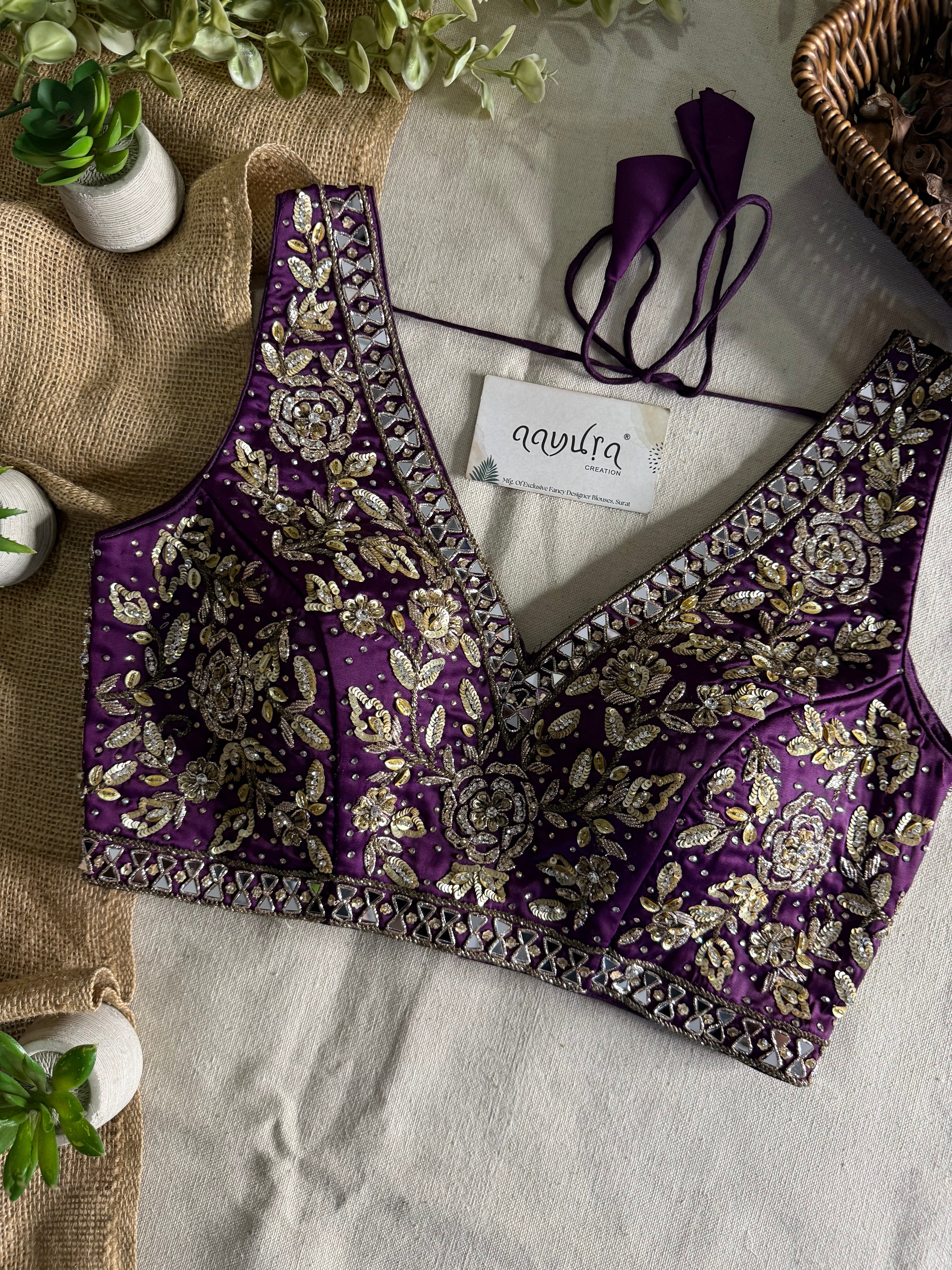 Royal Heritage Handwork Blouse