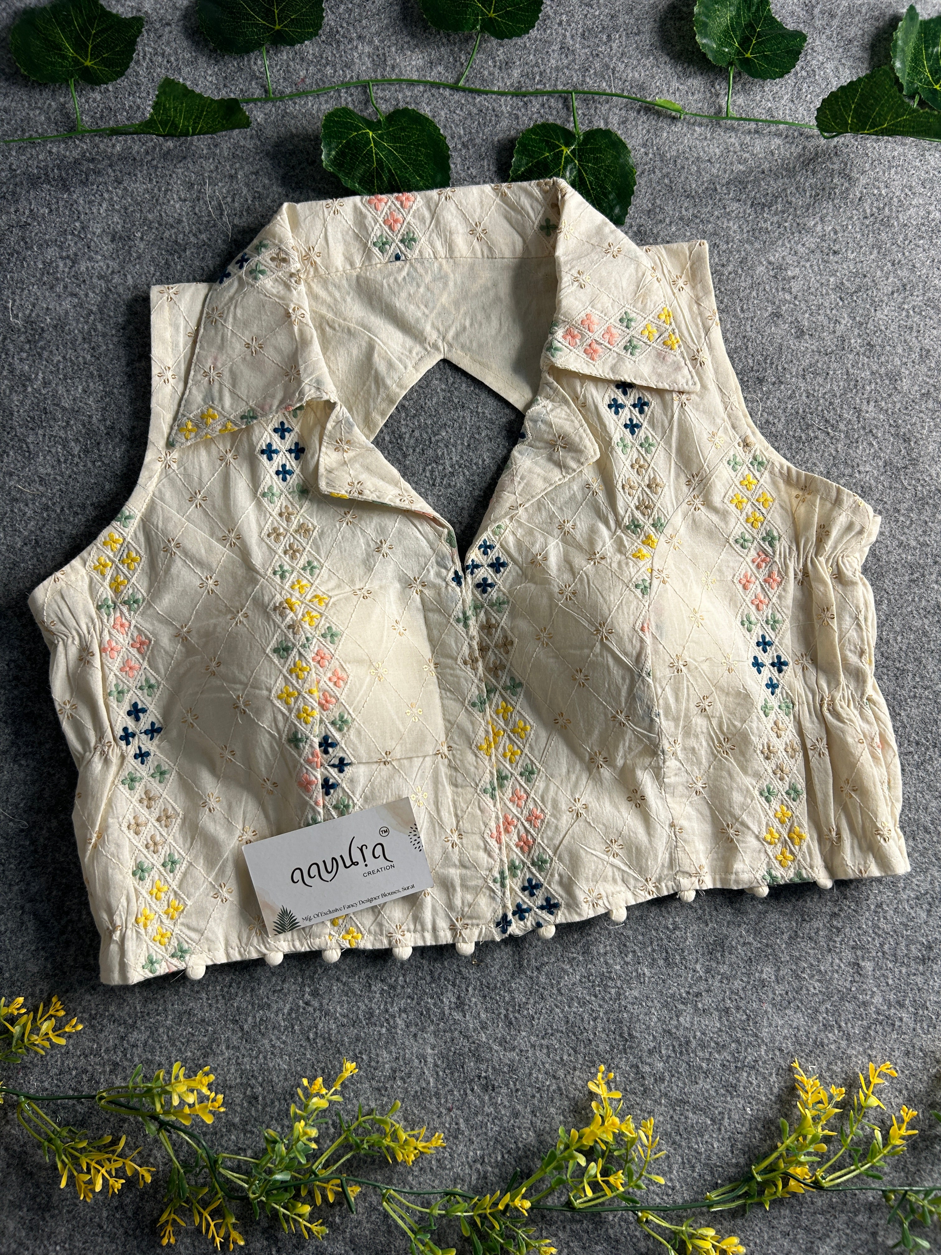 Khadi Stretchable Blouse