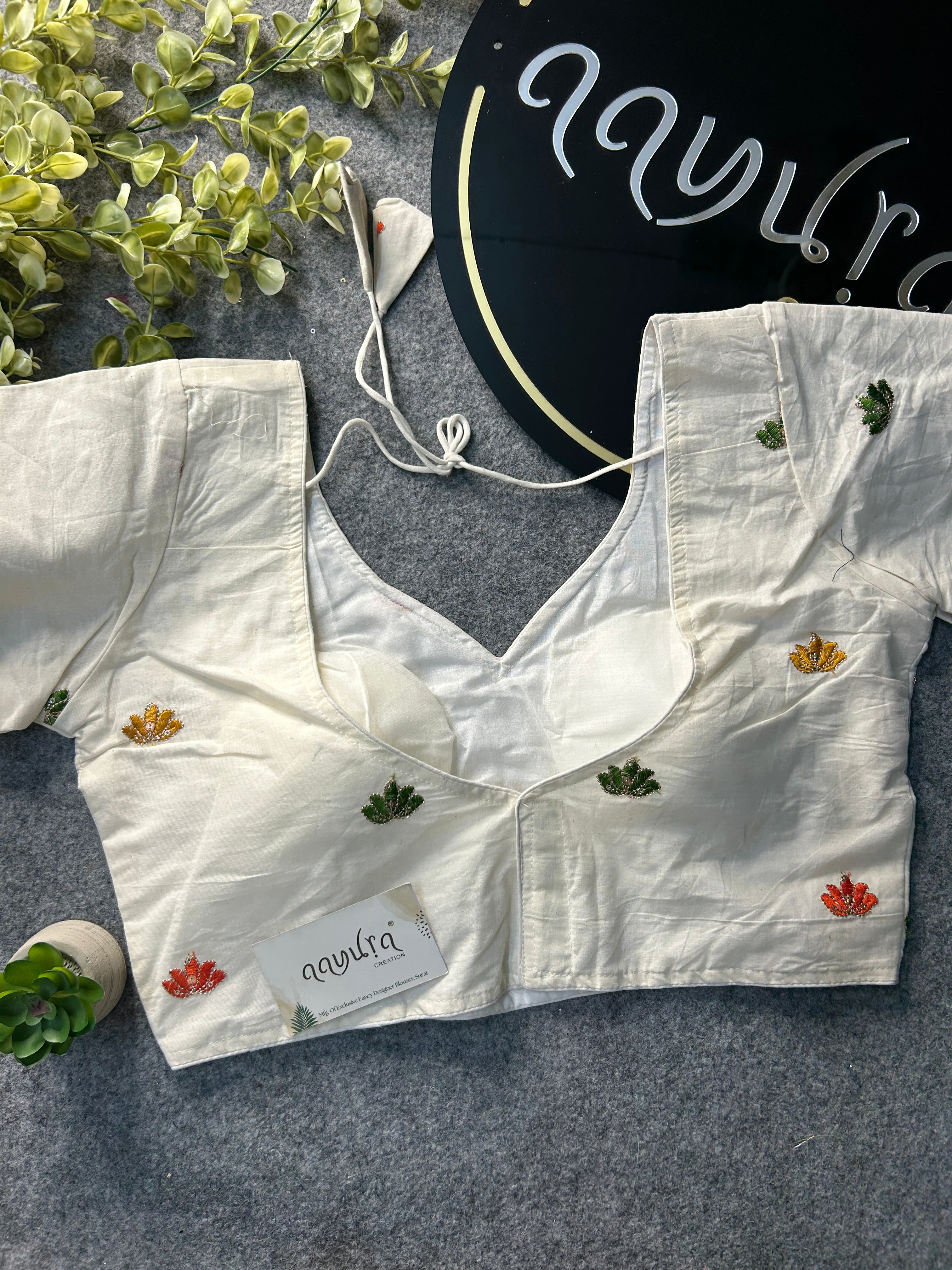 Embroidery Cotton Blouse