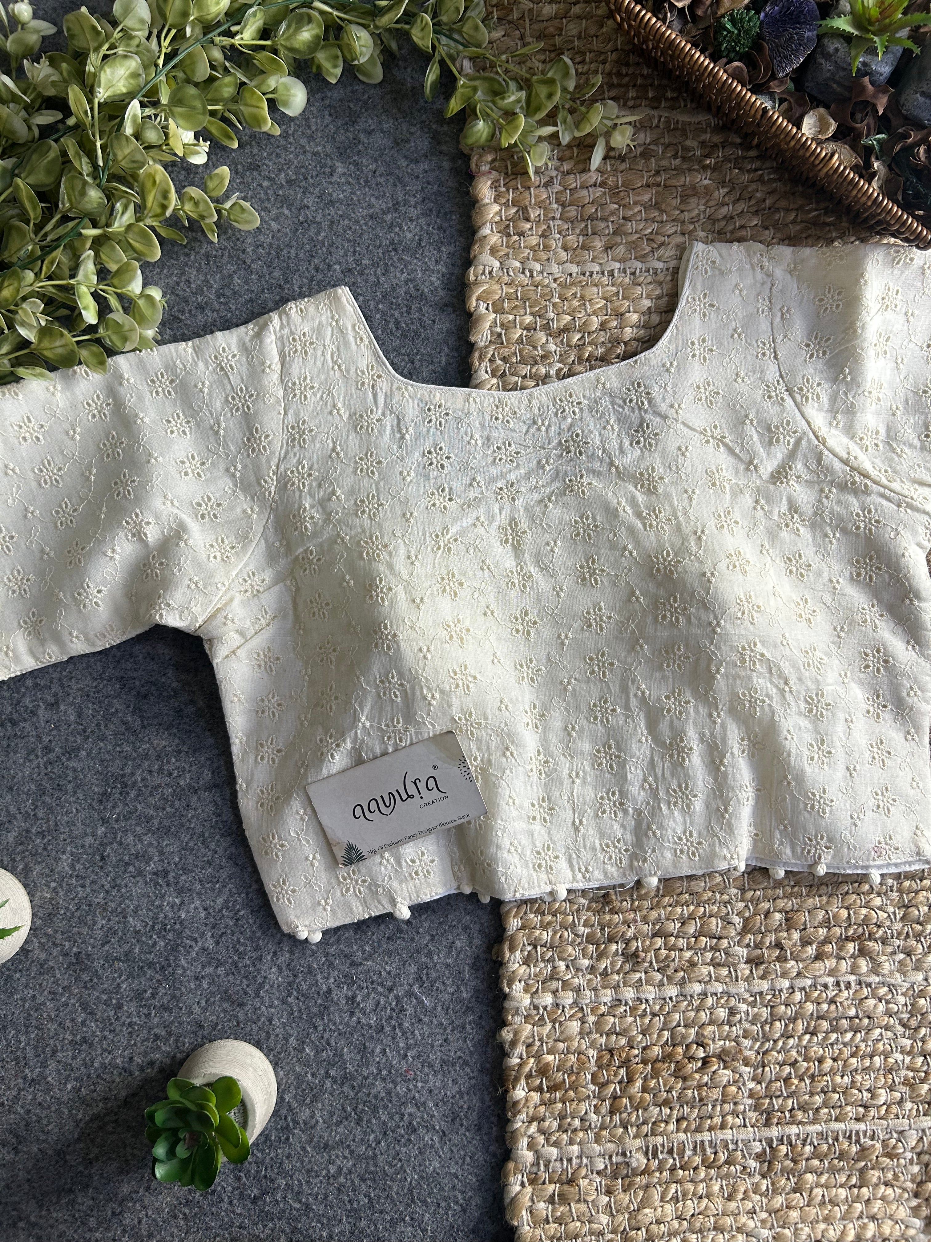 Designer Hakoba Cotton Everyday Blouse