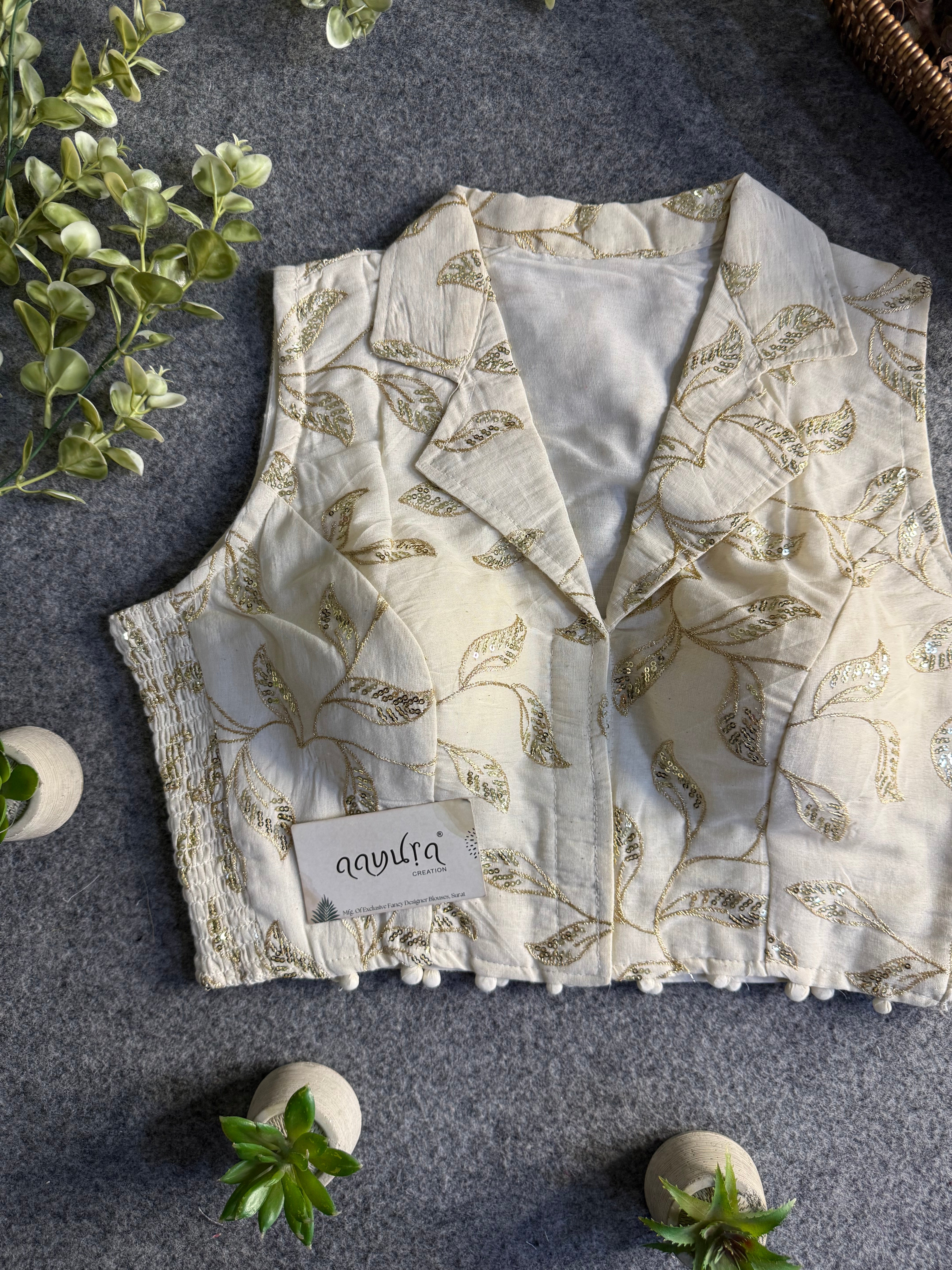 FlexiFit Cotton Designer Blouse