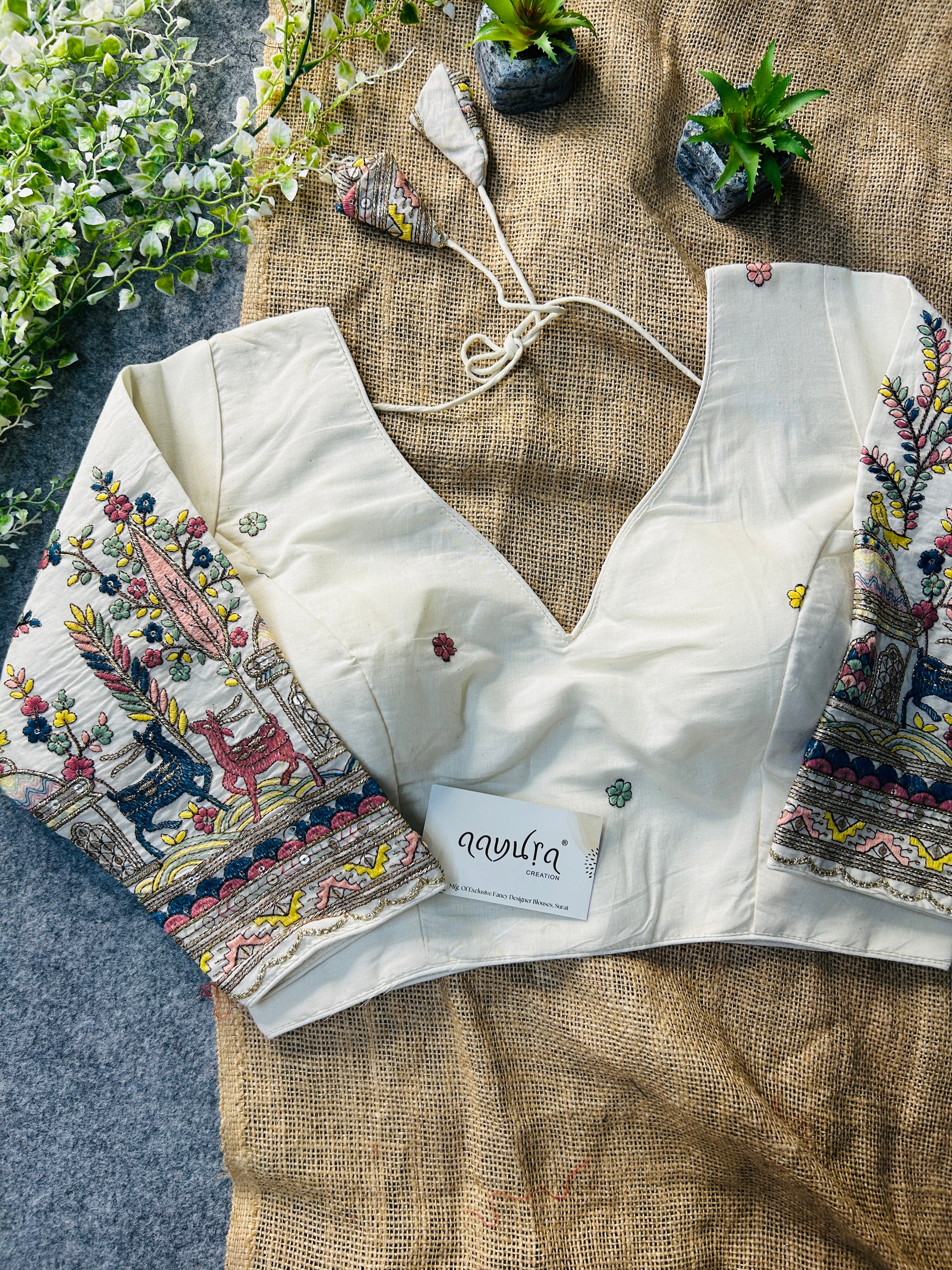 Embroidery Cotton Blouse