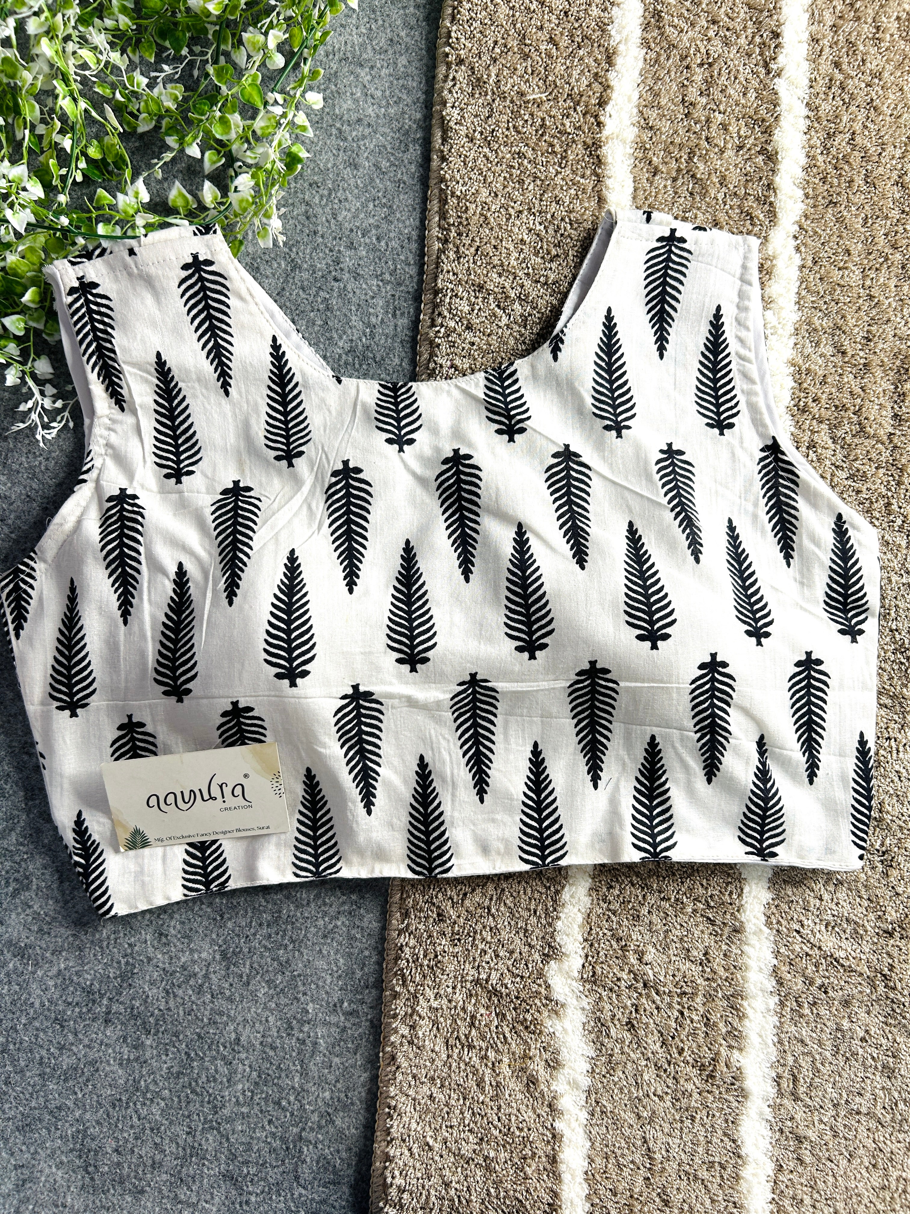 Cotton Coller Blouse