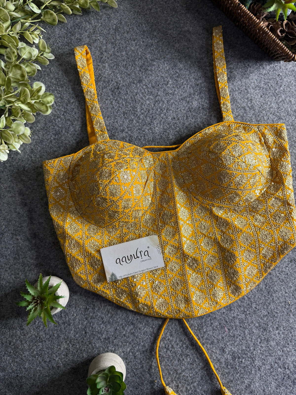 Zaira Georgette Backless Blouse