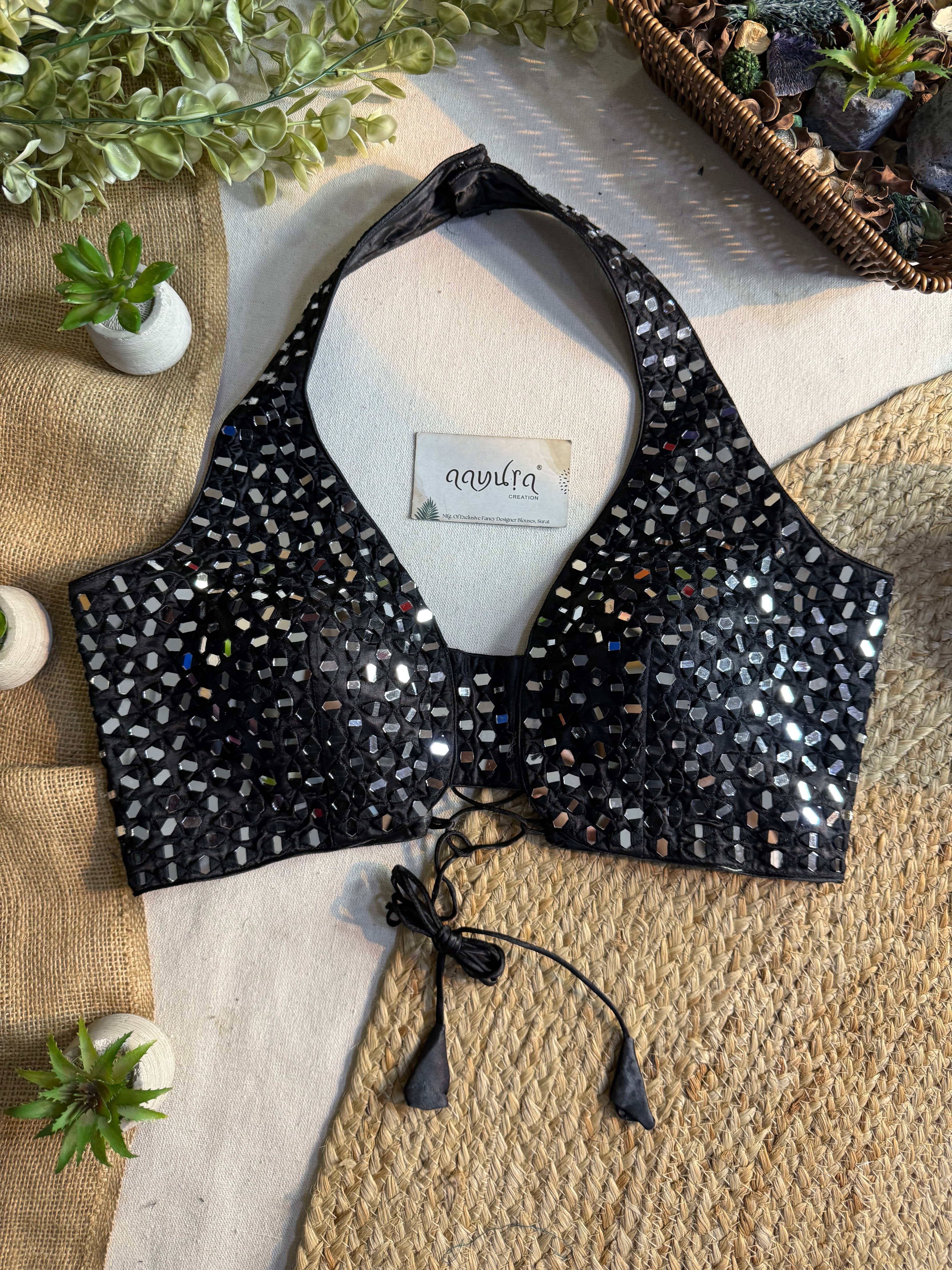 Mirror Muse Halter Blouse
