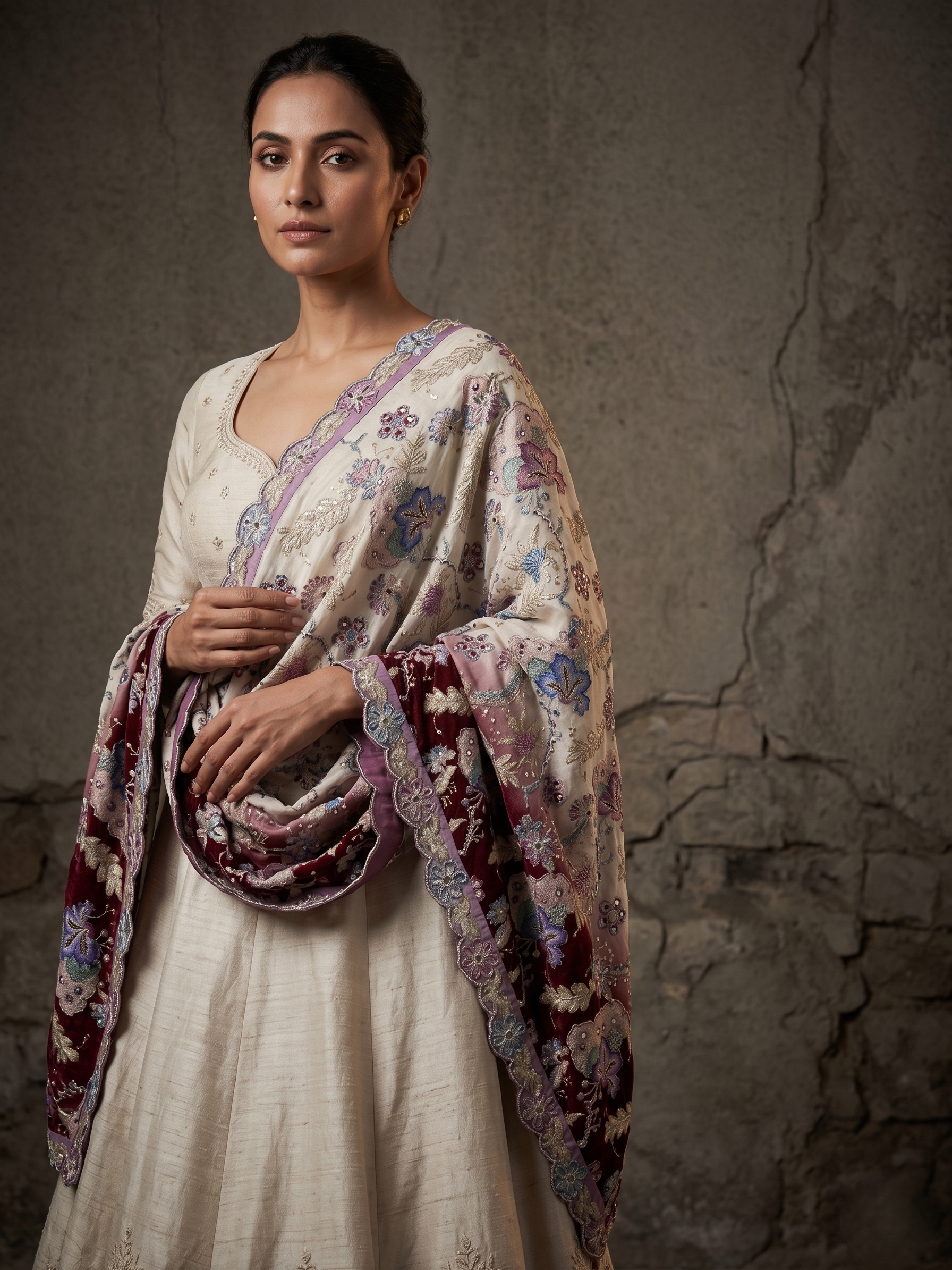 Varnika Thread Embellished Dupatta