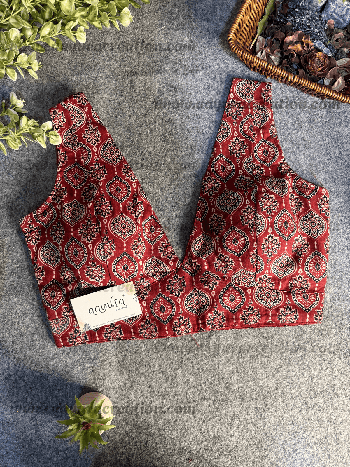 V Neck Cotton