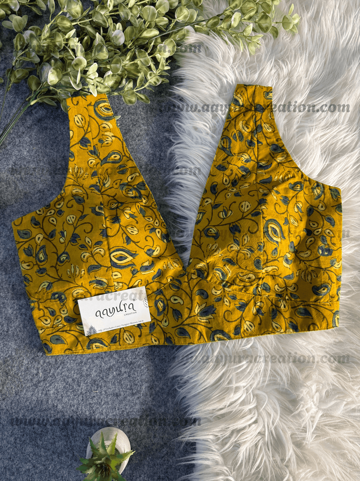 Ajrakh V Neck