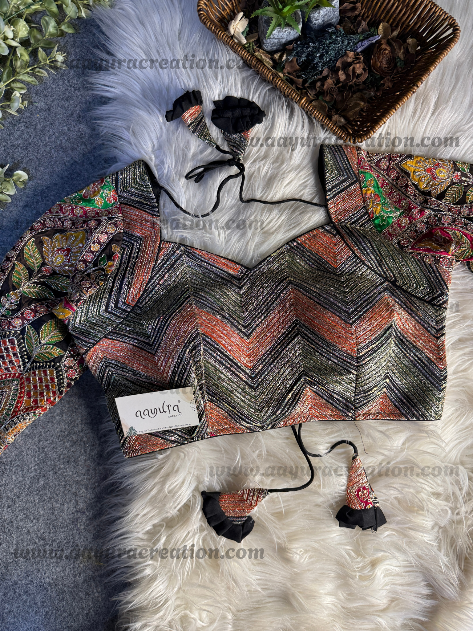 Majestic Crepe Bridal Blouse