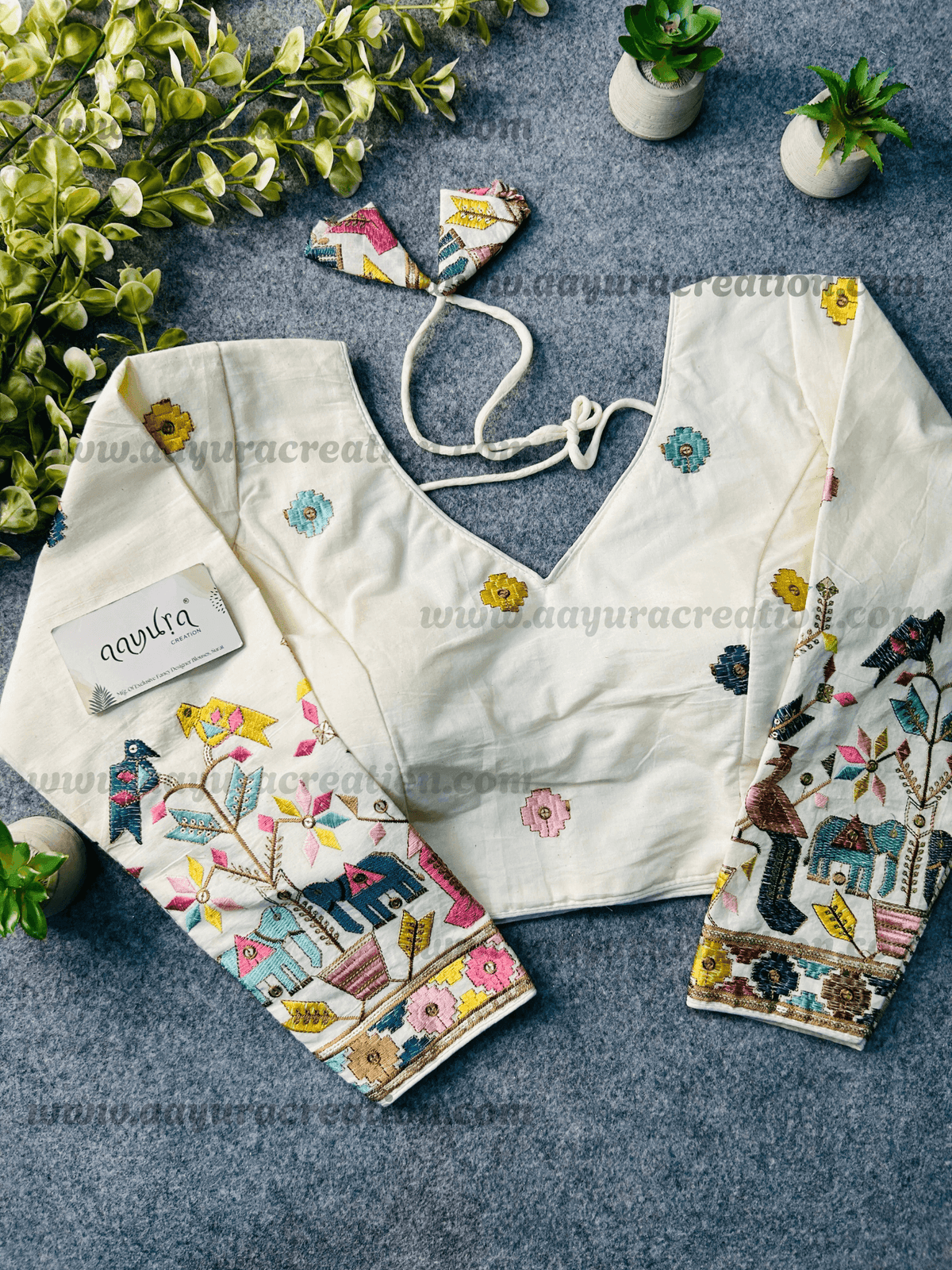 Embroidery Cotton Blouse