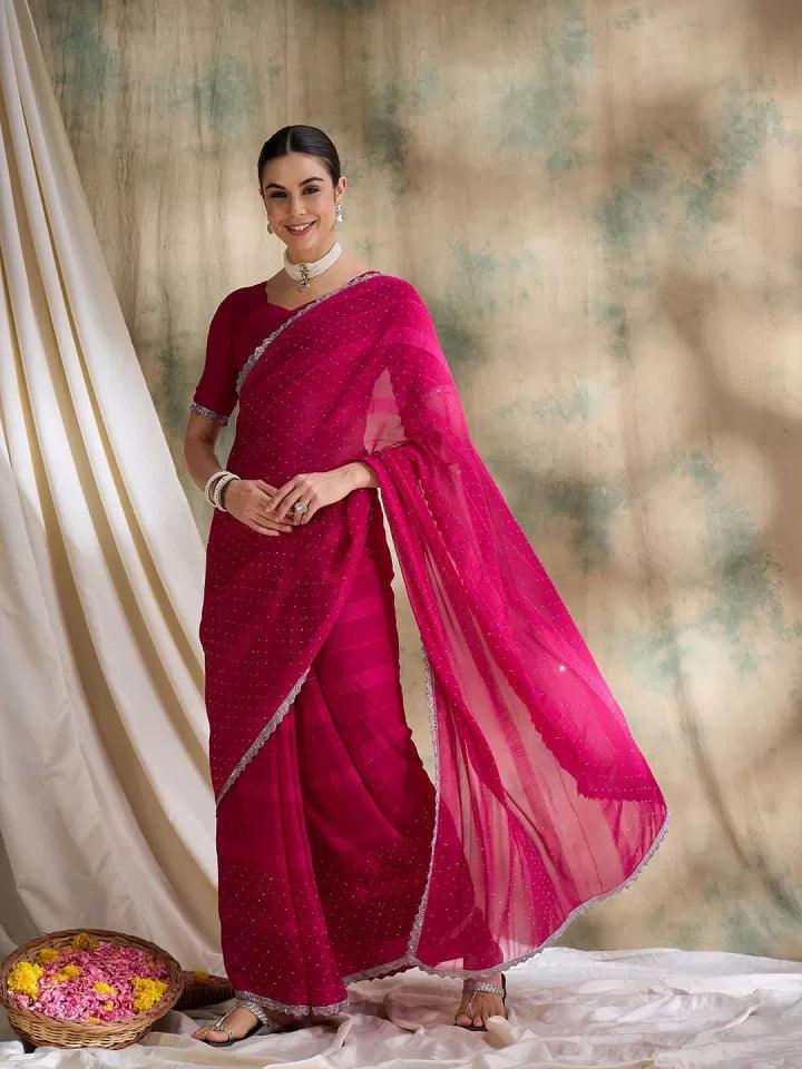 Diamond Drape – Classic Swarovski Saree