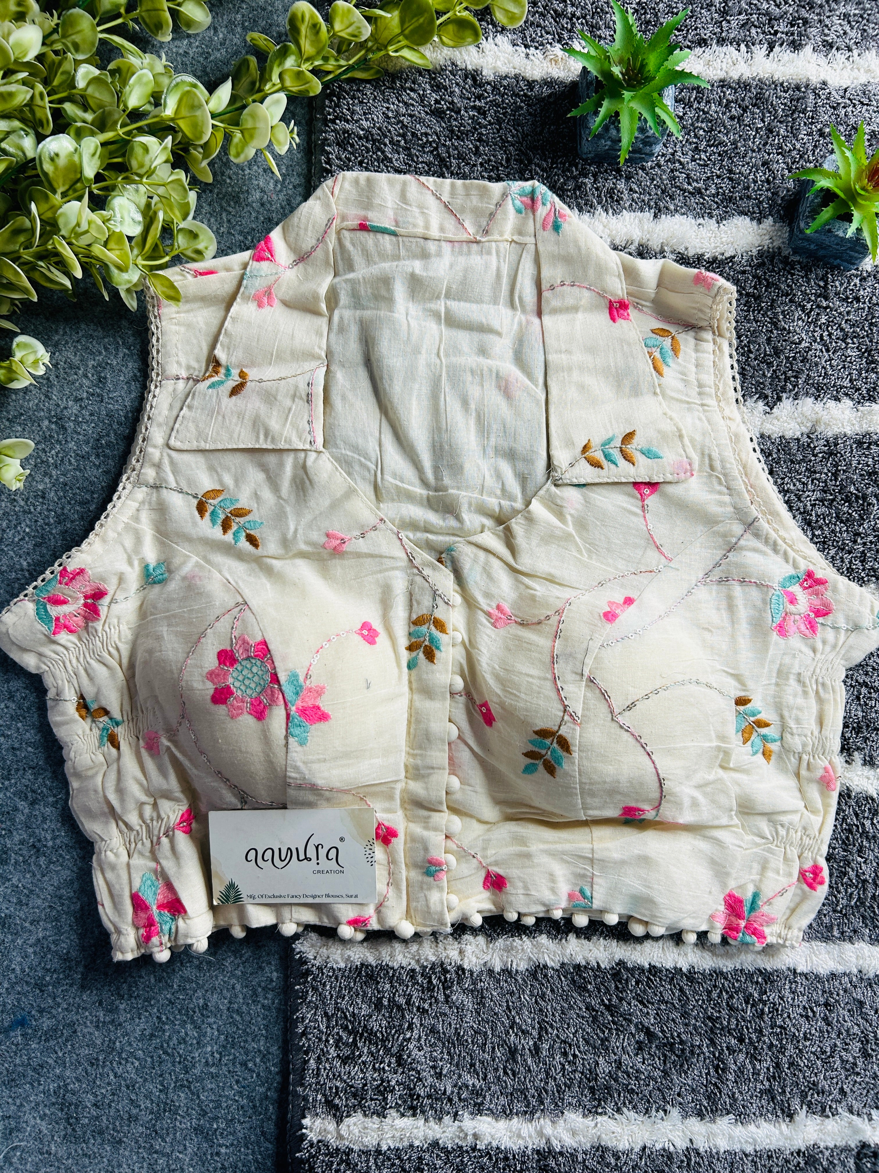 Khadi Stretchable Blouse