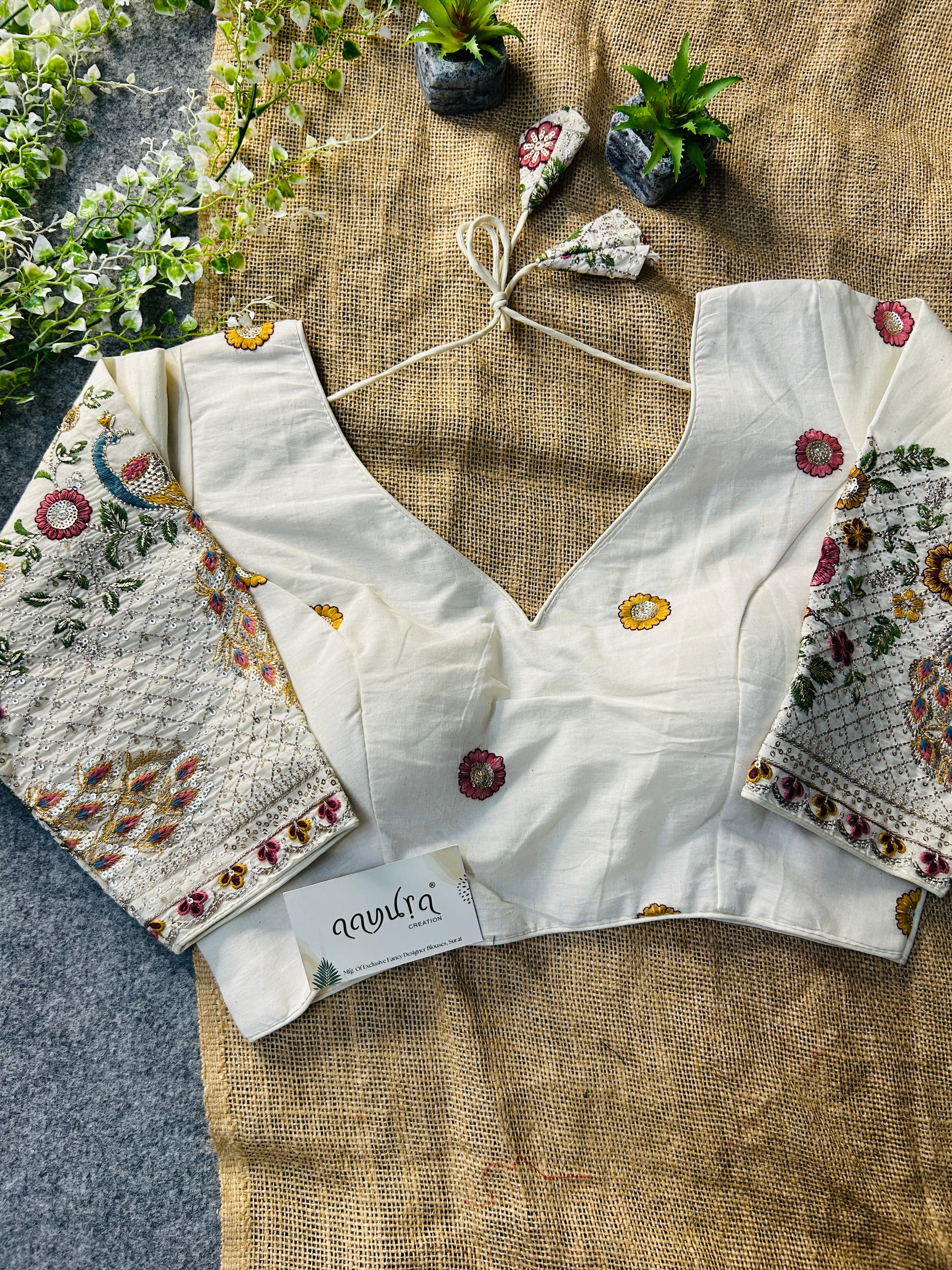 Embroidery Cotton Blouse