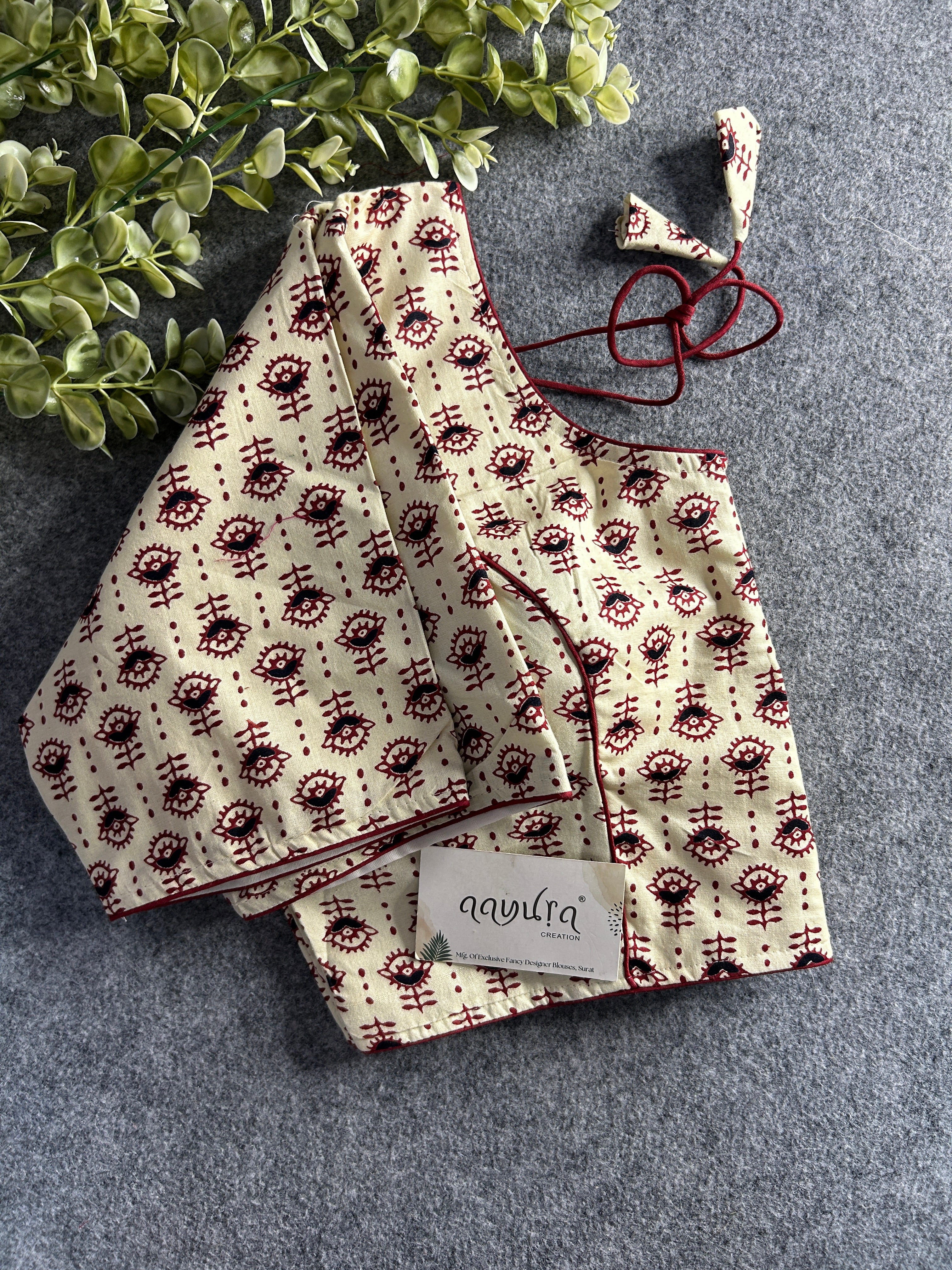 Plus Size Cotton Blouse