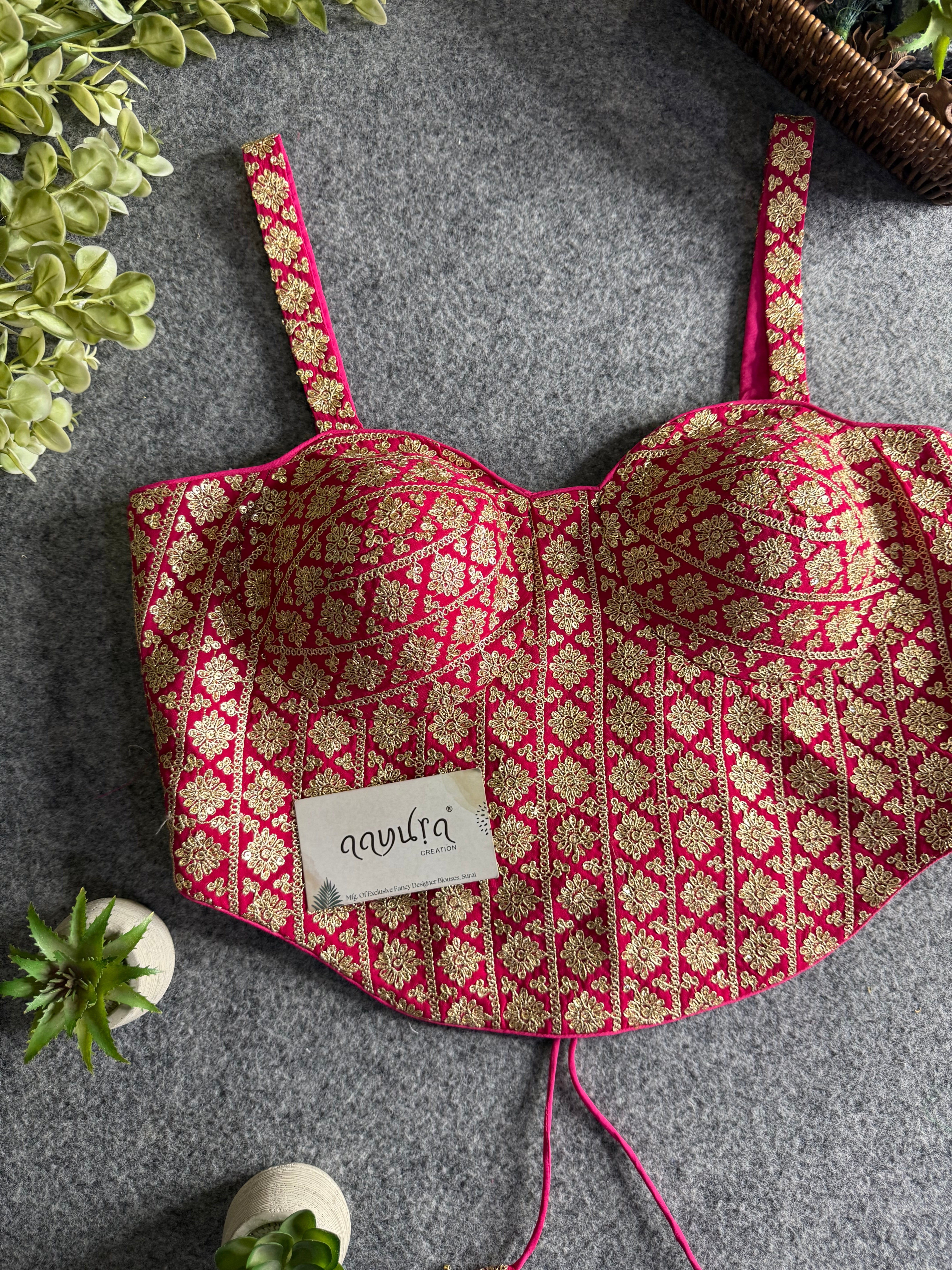 Zaira Georgette Backless Blouse