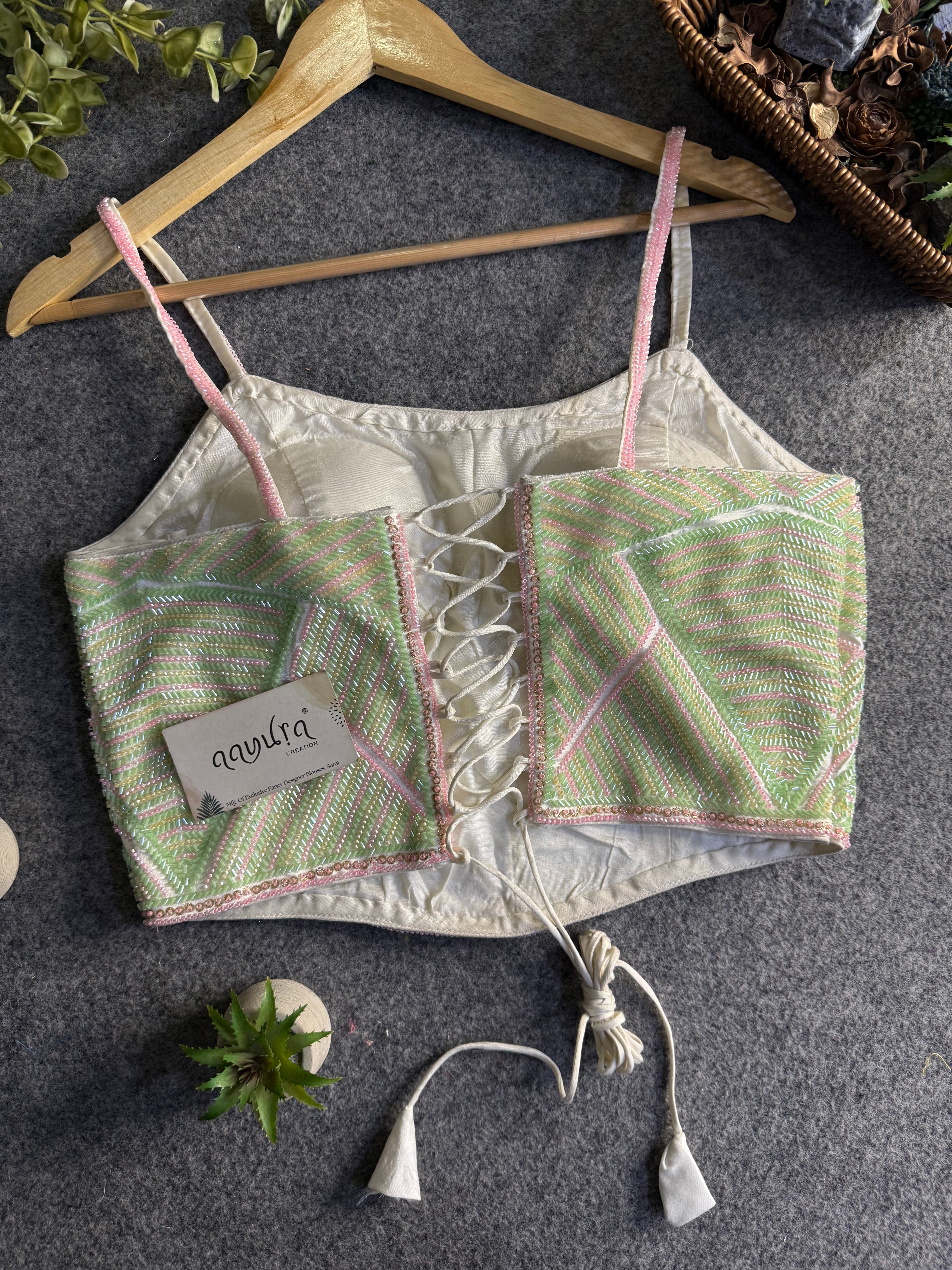 Meherika Handcrafted Silk Blouse