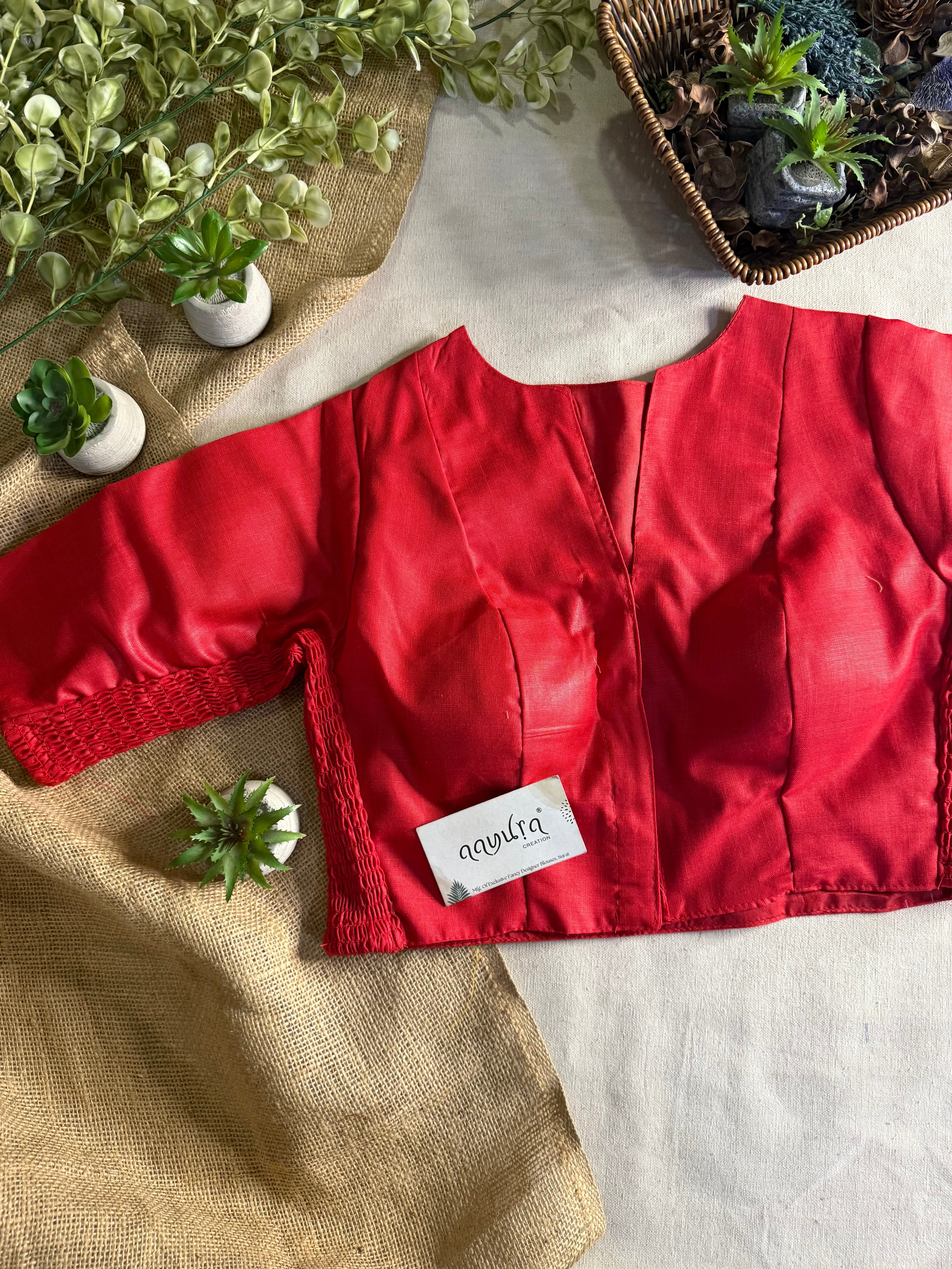 Comfort Fit Cotton Blouse