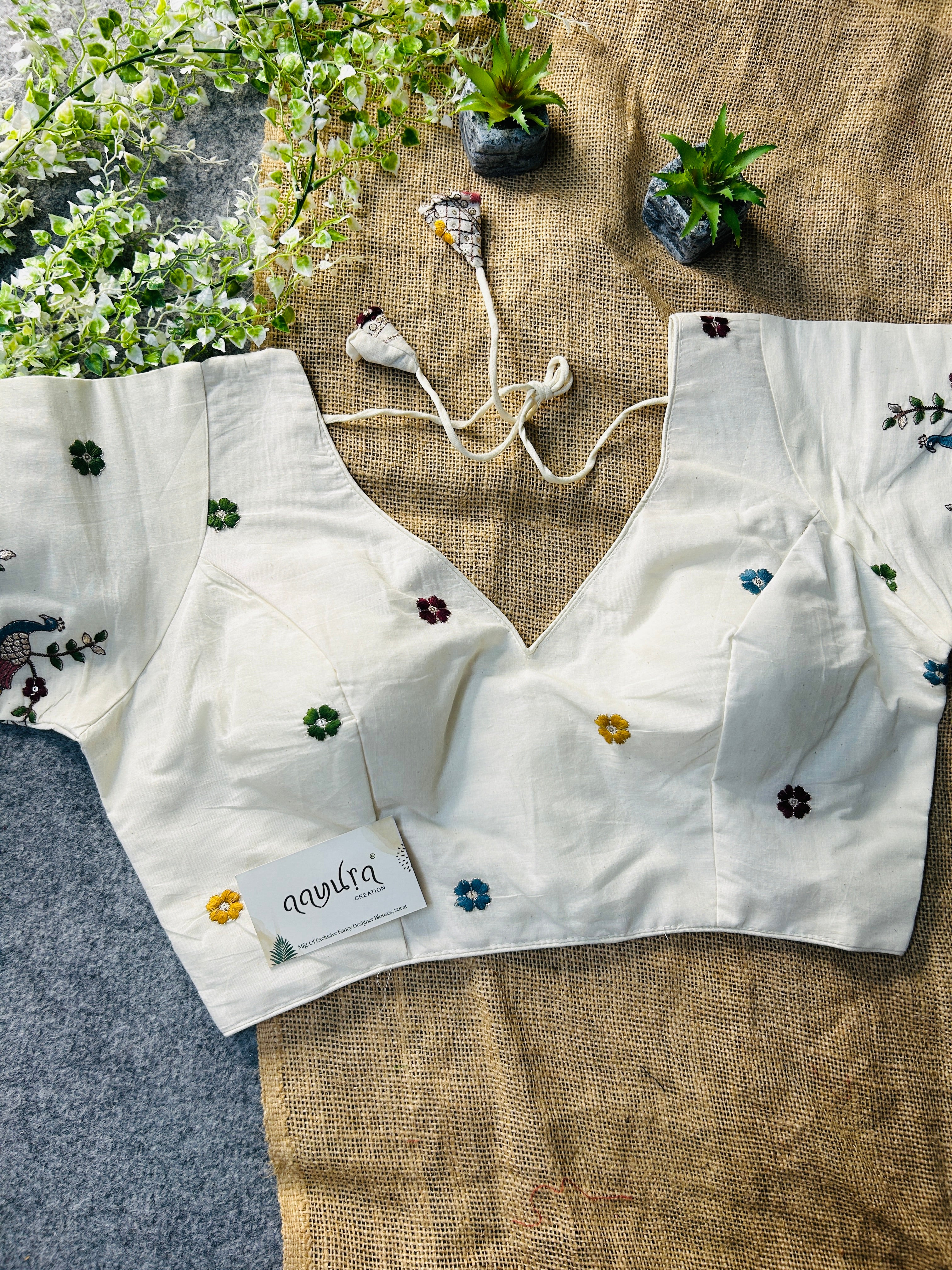 Embroidery Cotton Blouse