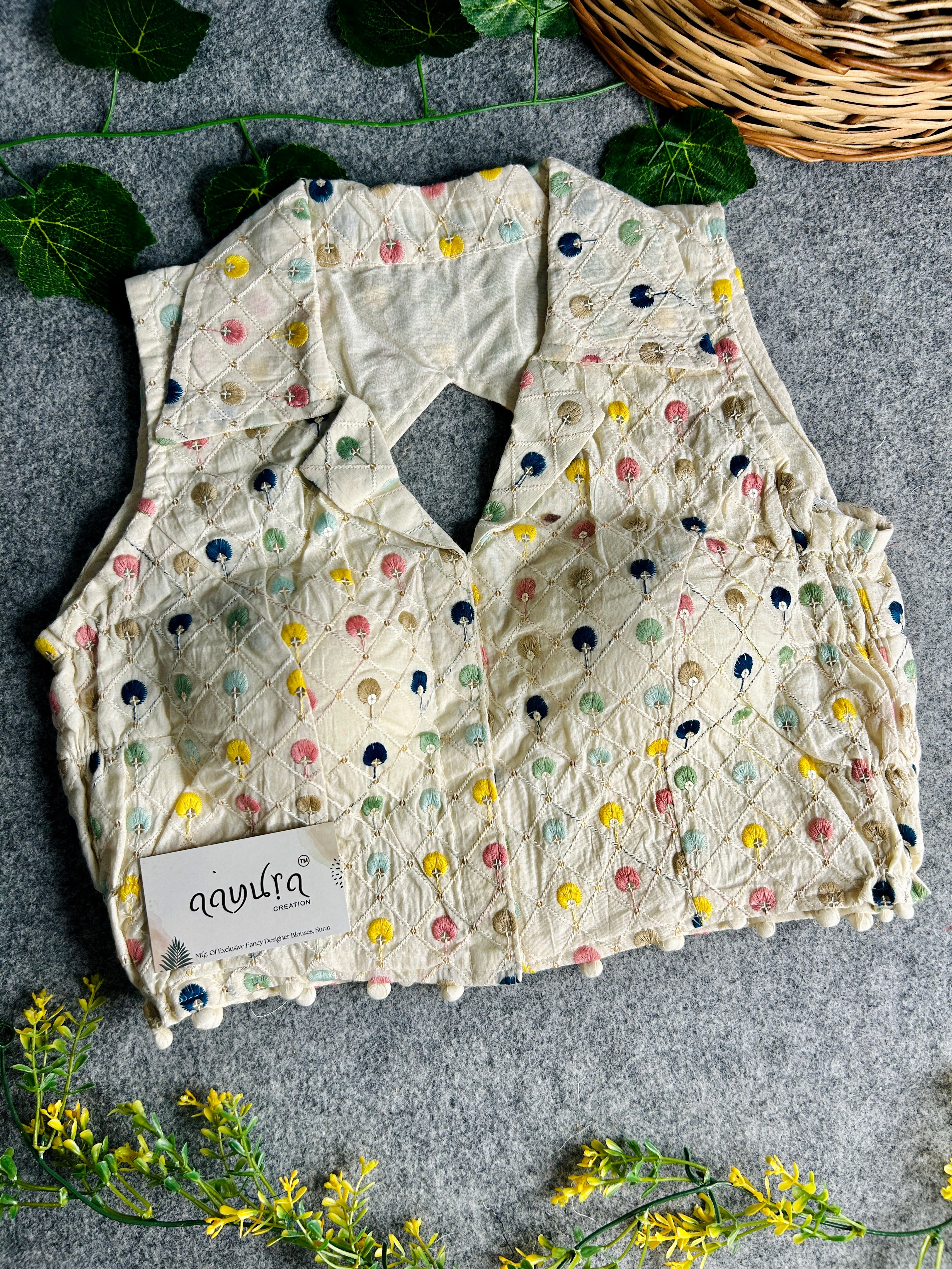 Khadi Stretchable Blouse