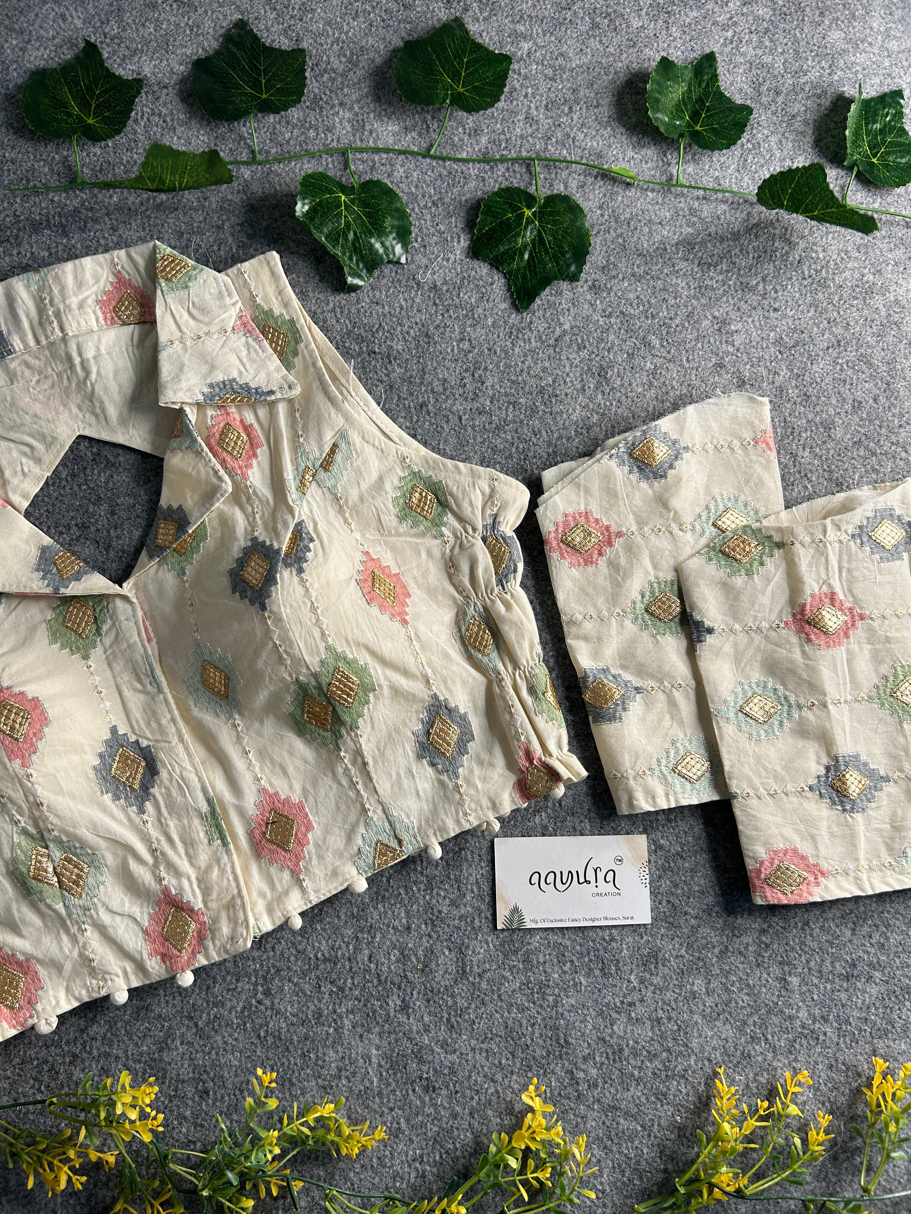 Khadi Stretchable Blouse