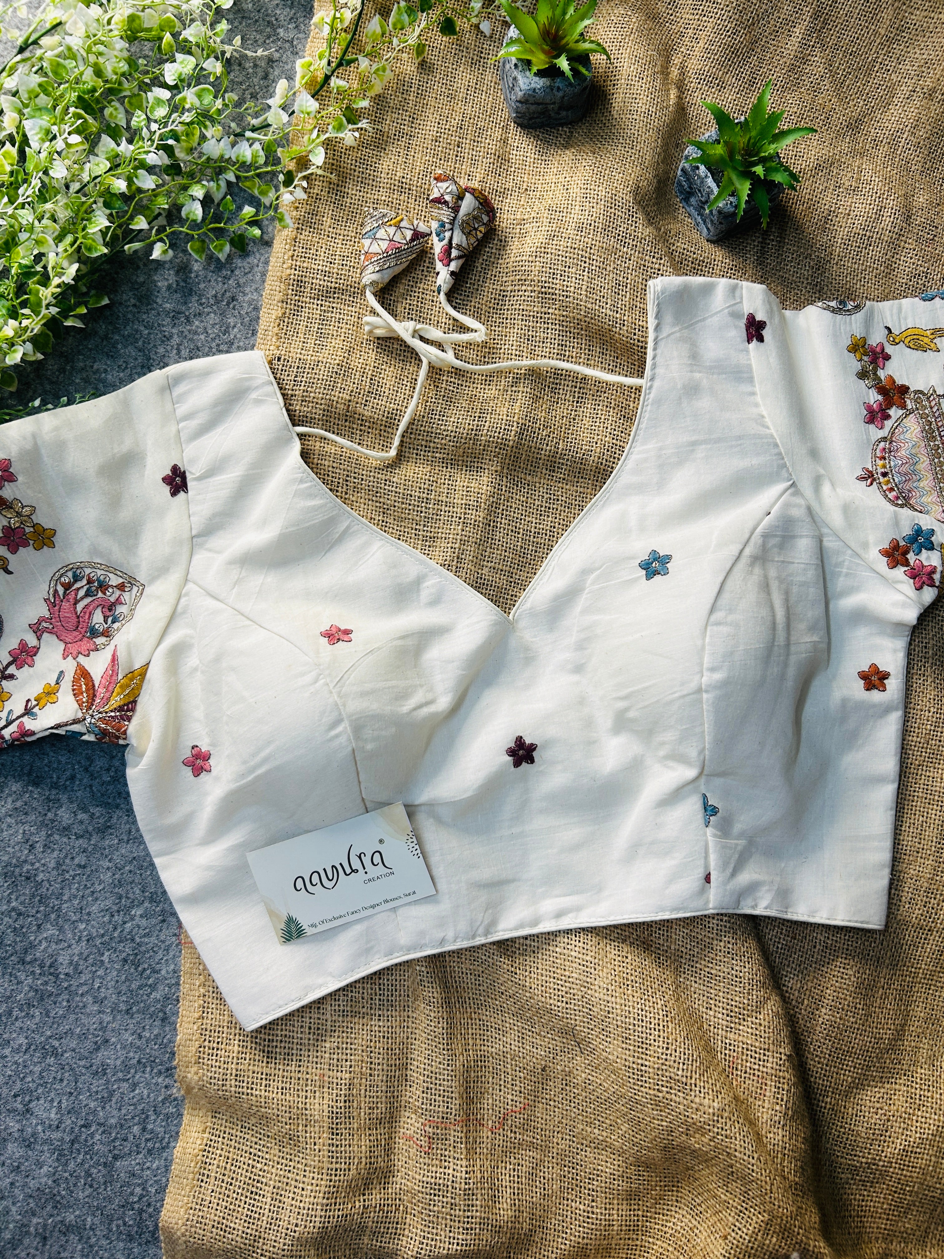Embroidery Cotton Blouse