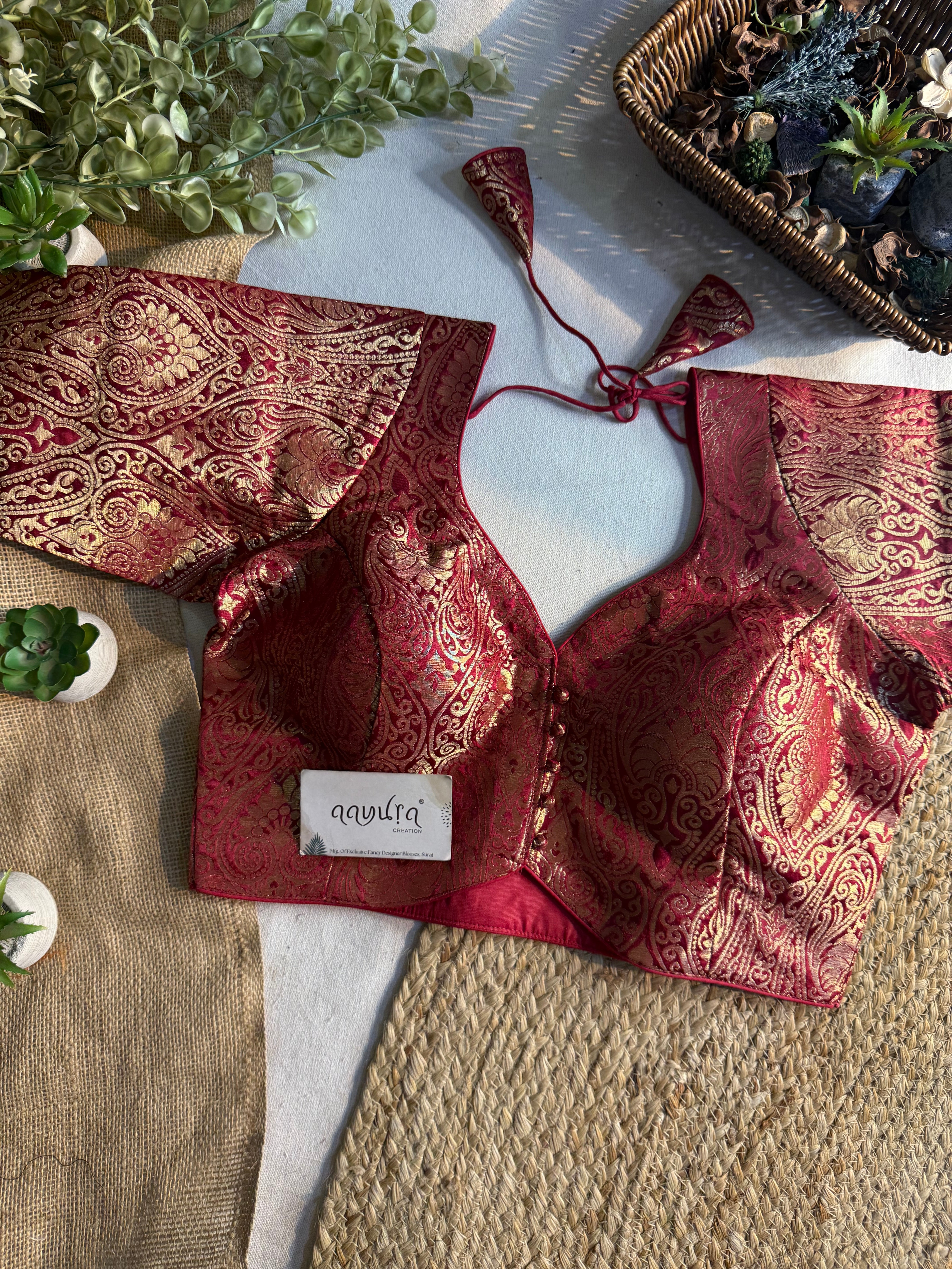 Zeenat Heritage Banarasi Blouse