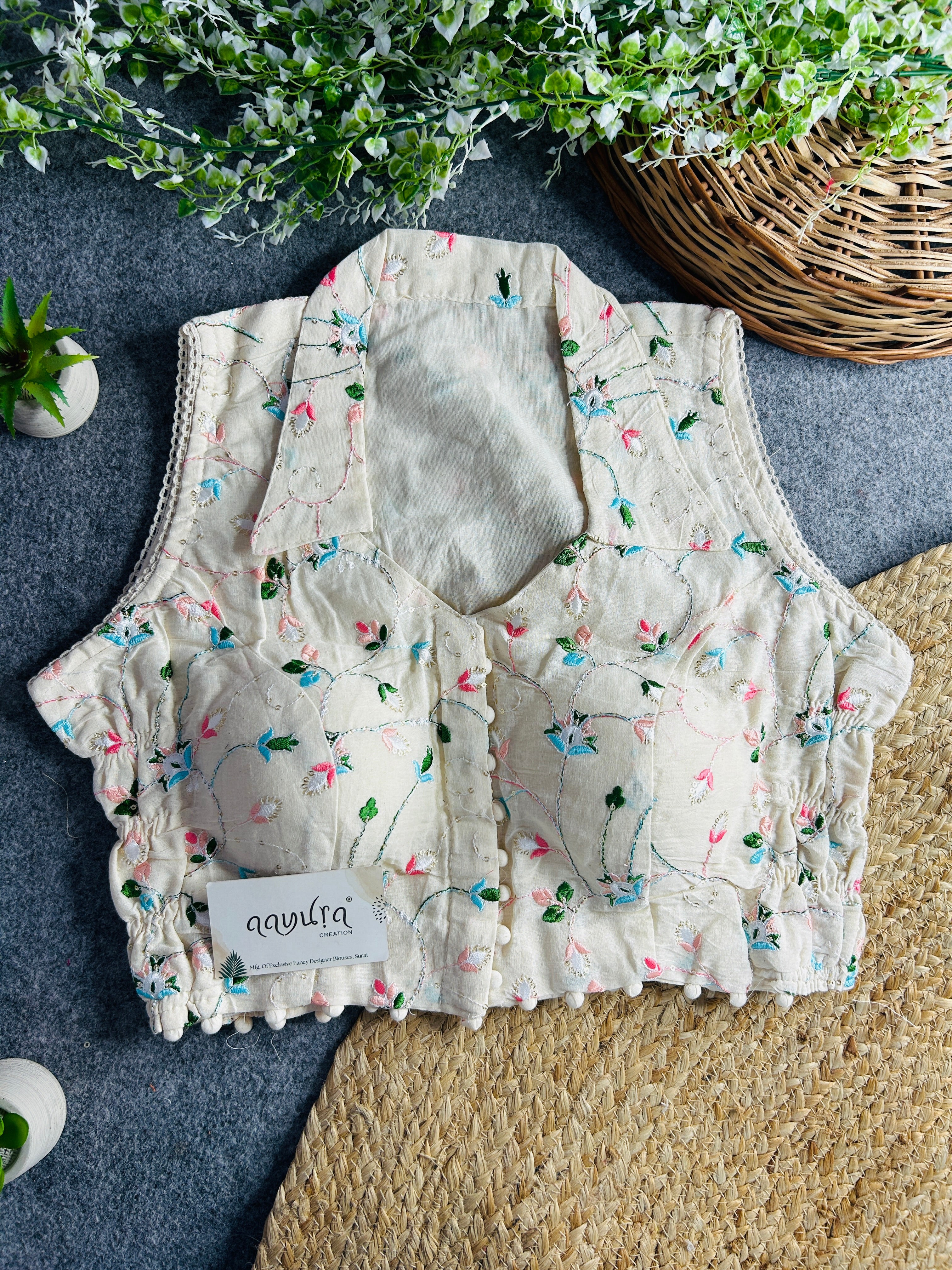 Khadi Stretchable Blouse