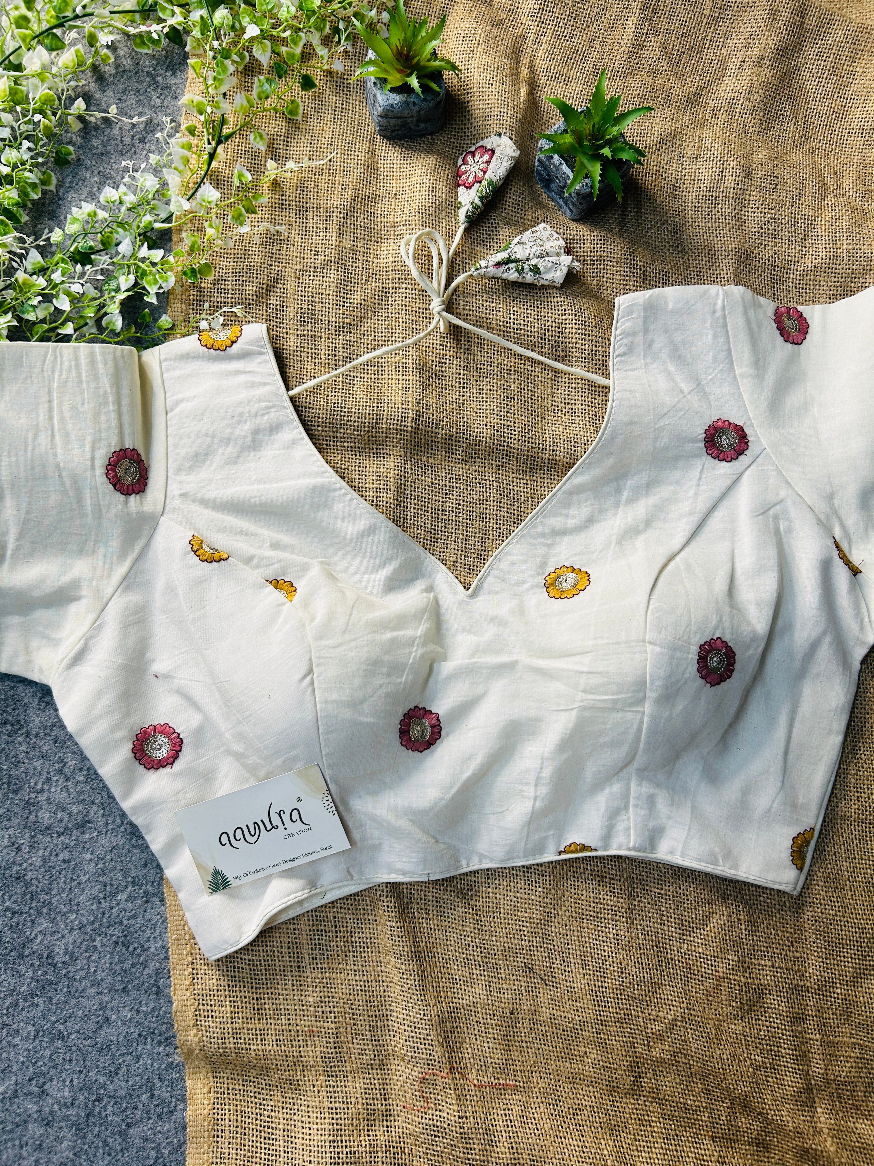 Embroidery Cotton Blouse