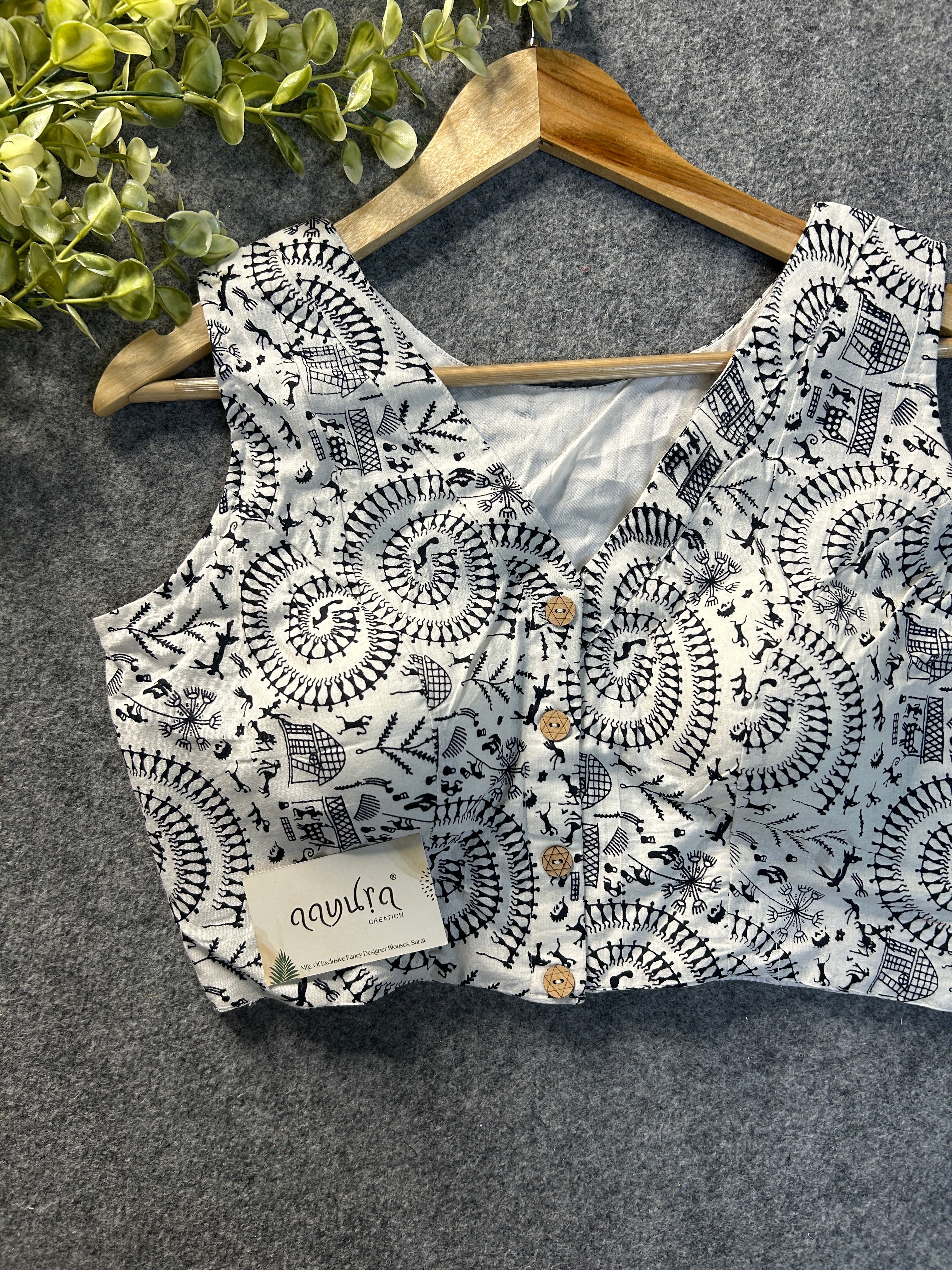 Cotton Coller Blouse