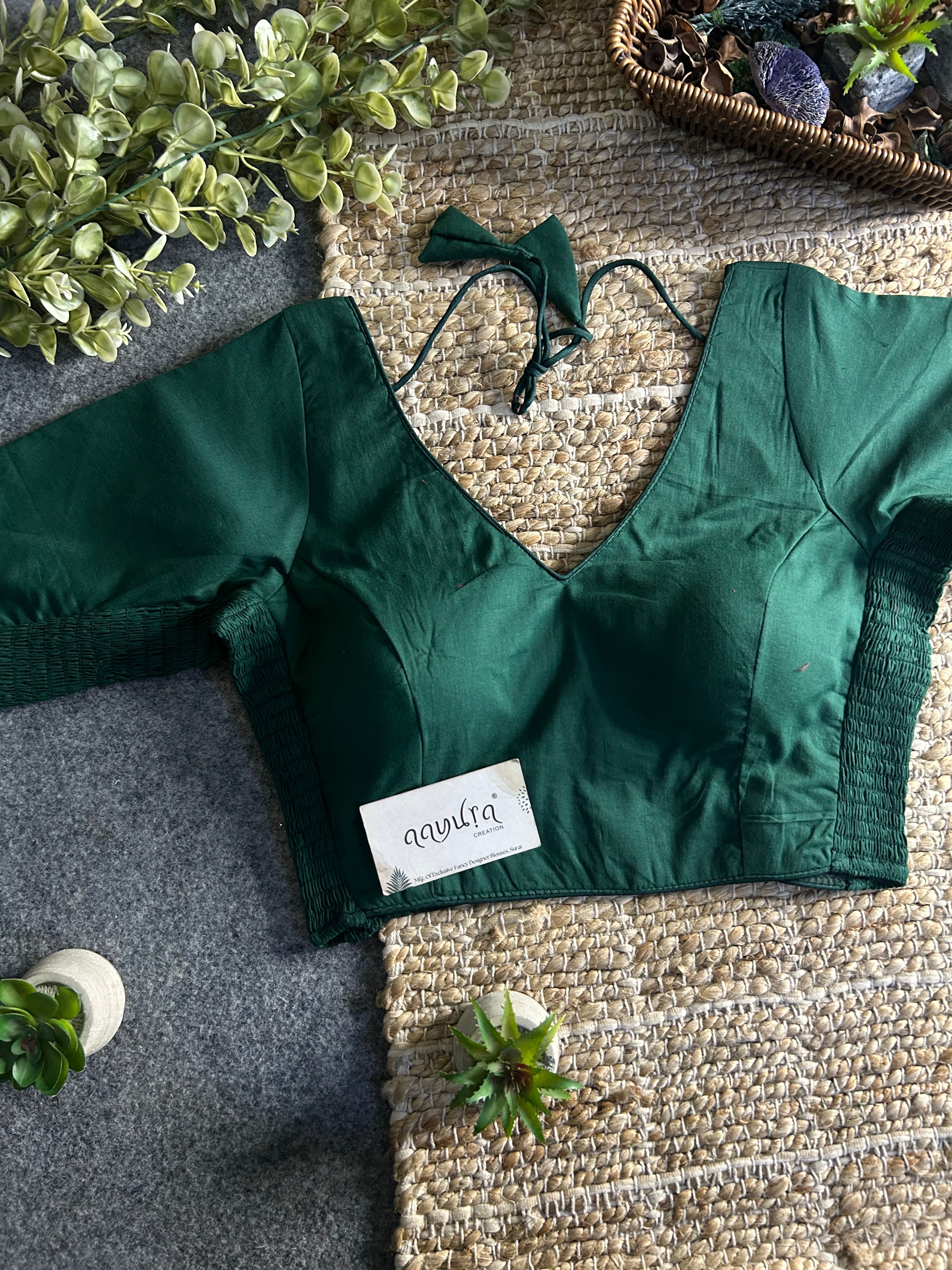Comfort Fit Cotton Blouse