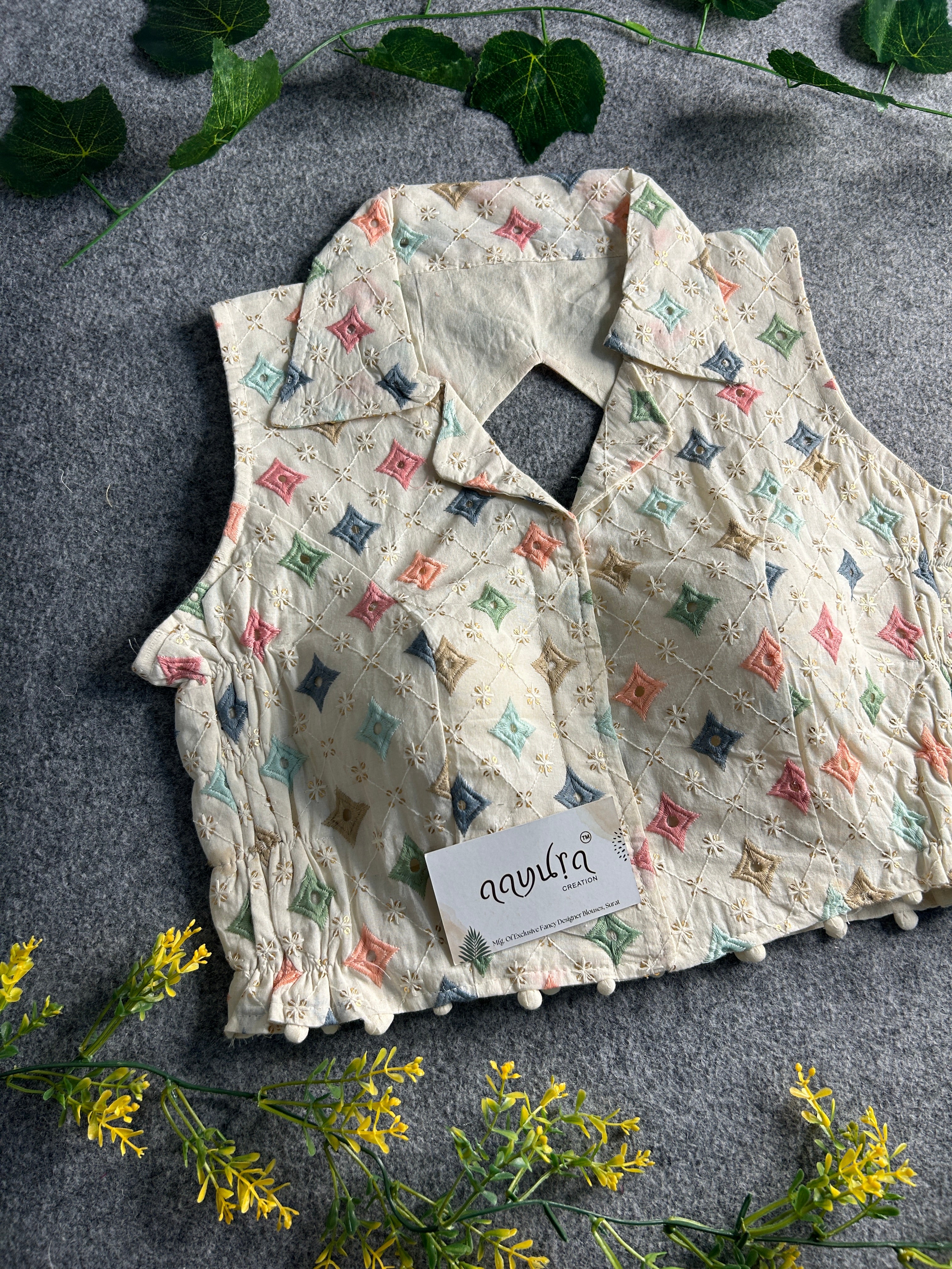Khadi Stretchable Blouse