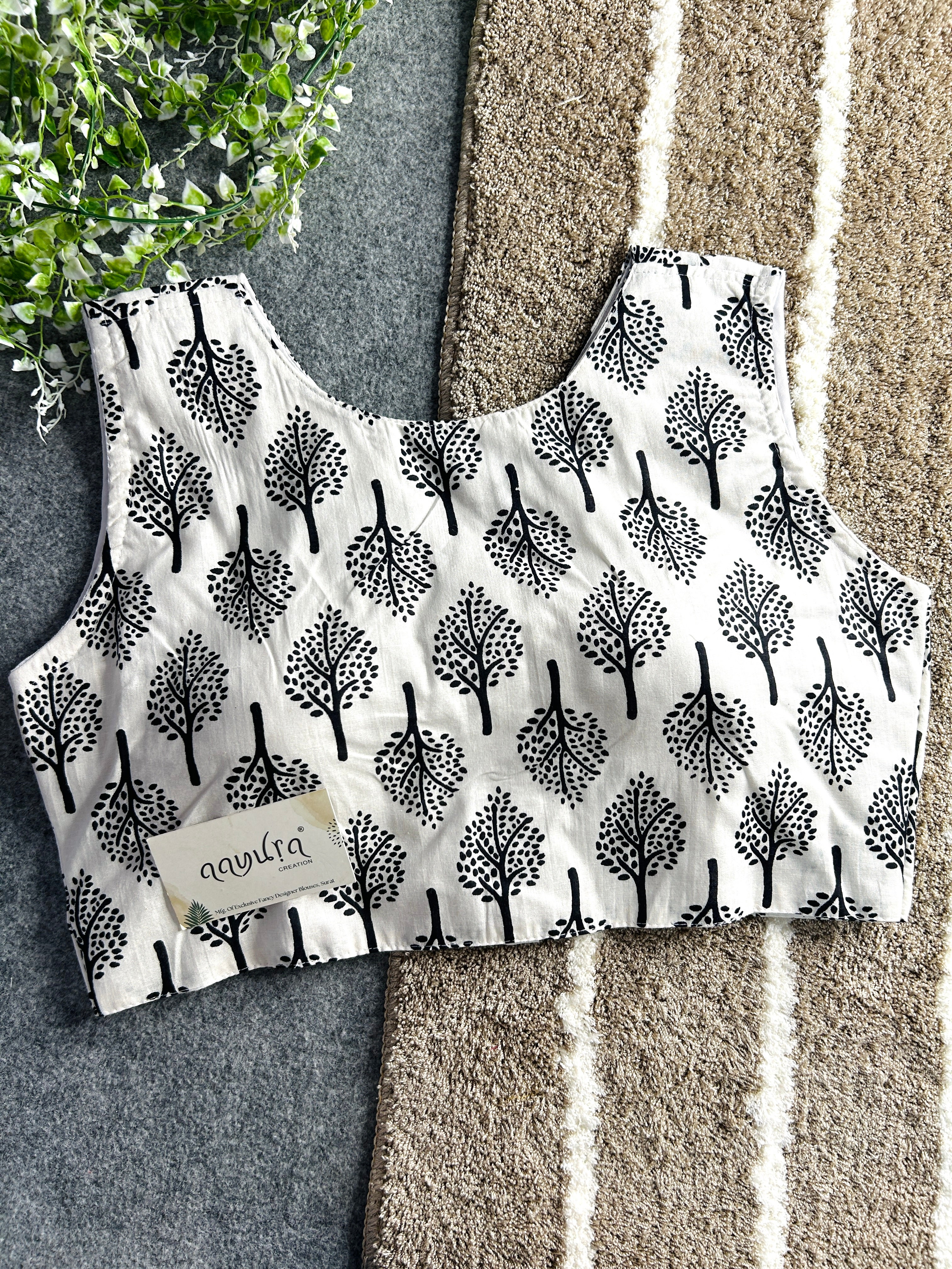 Cotton Coller Blouse